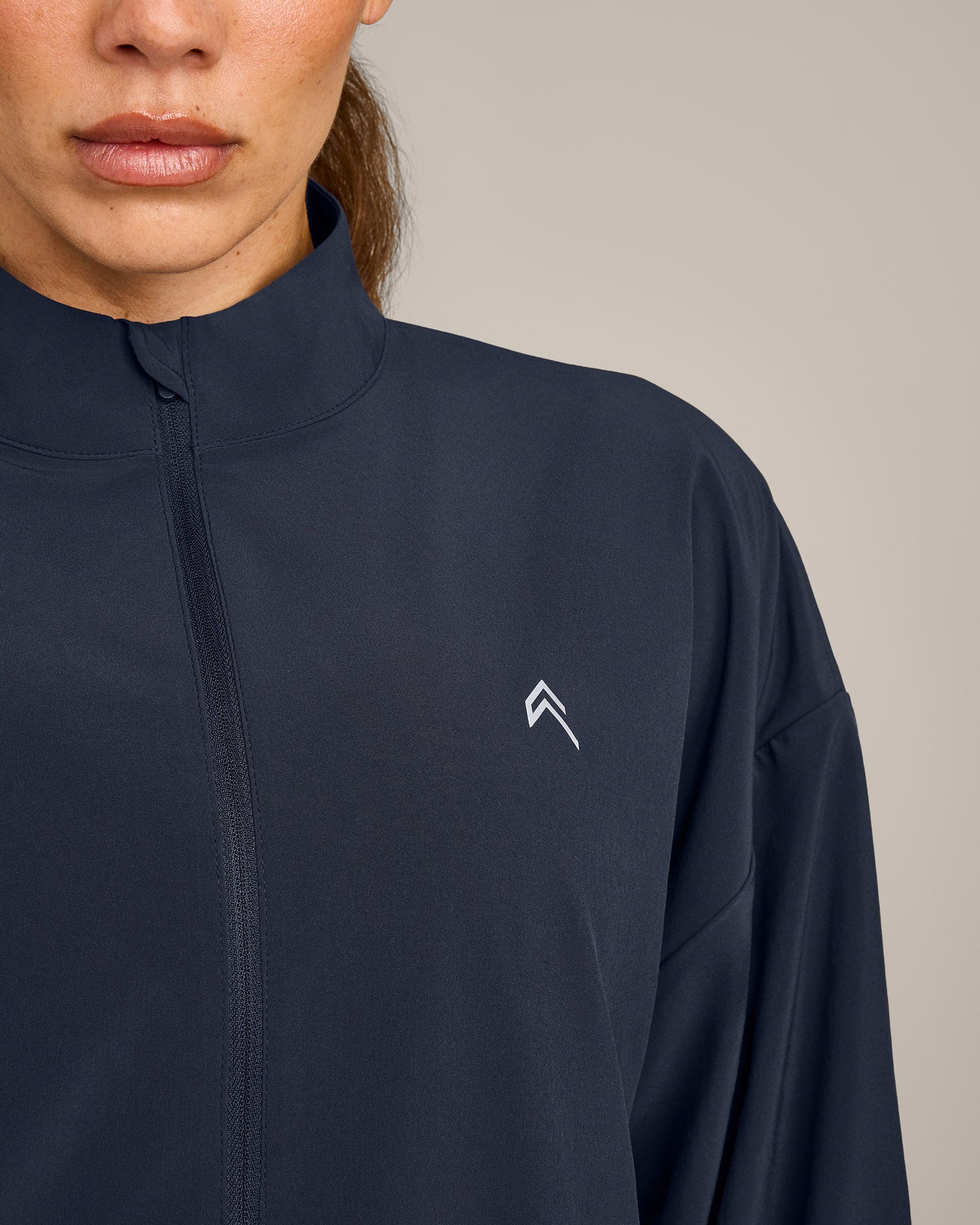 Alternative view of AirMove Jacket with Bonding with Reflective Logo | True Blue
