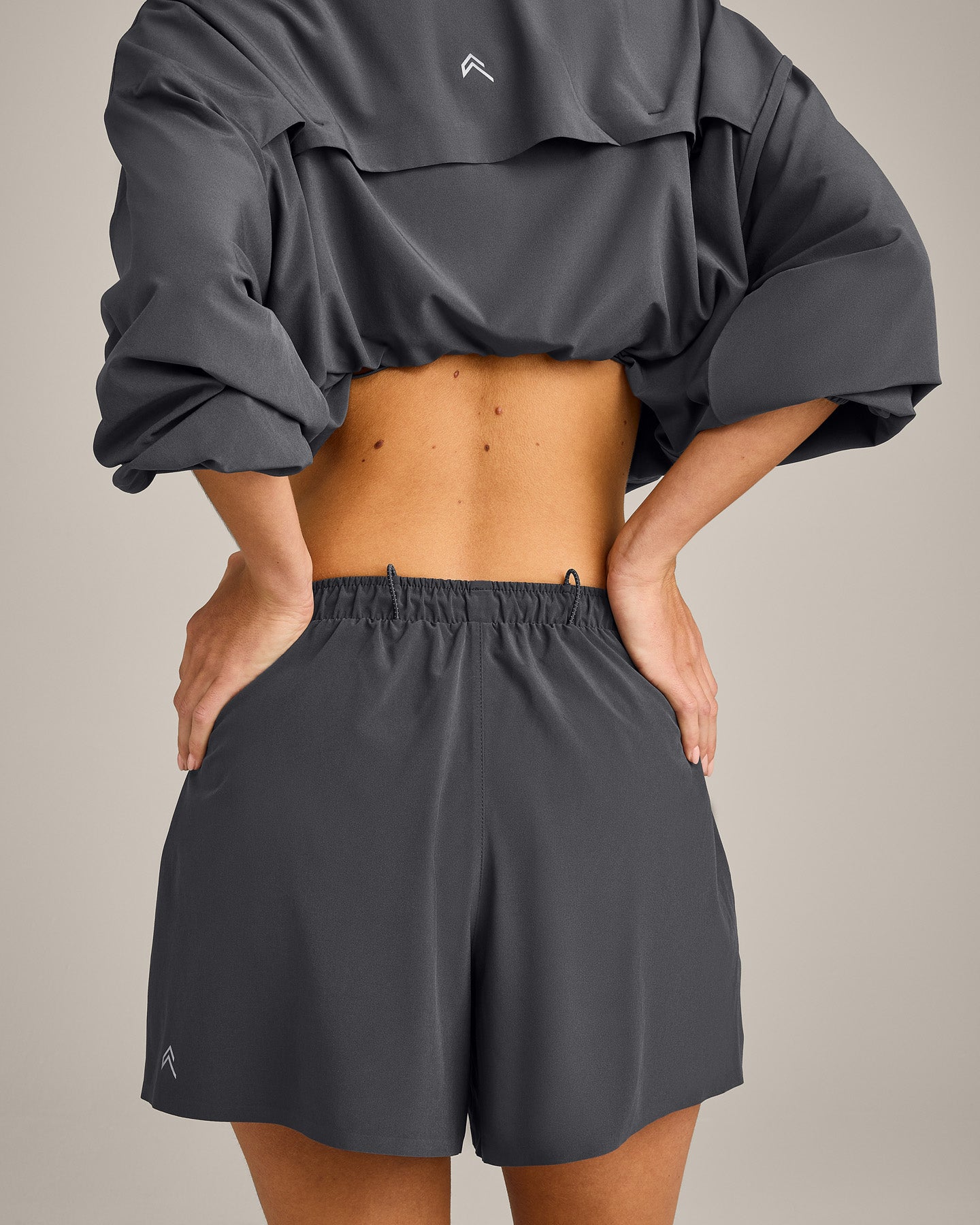 AirMove Lined Shorts 4" with Pocket and Reflective Logo | Coal - Image 5