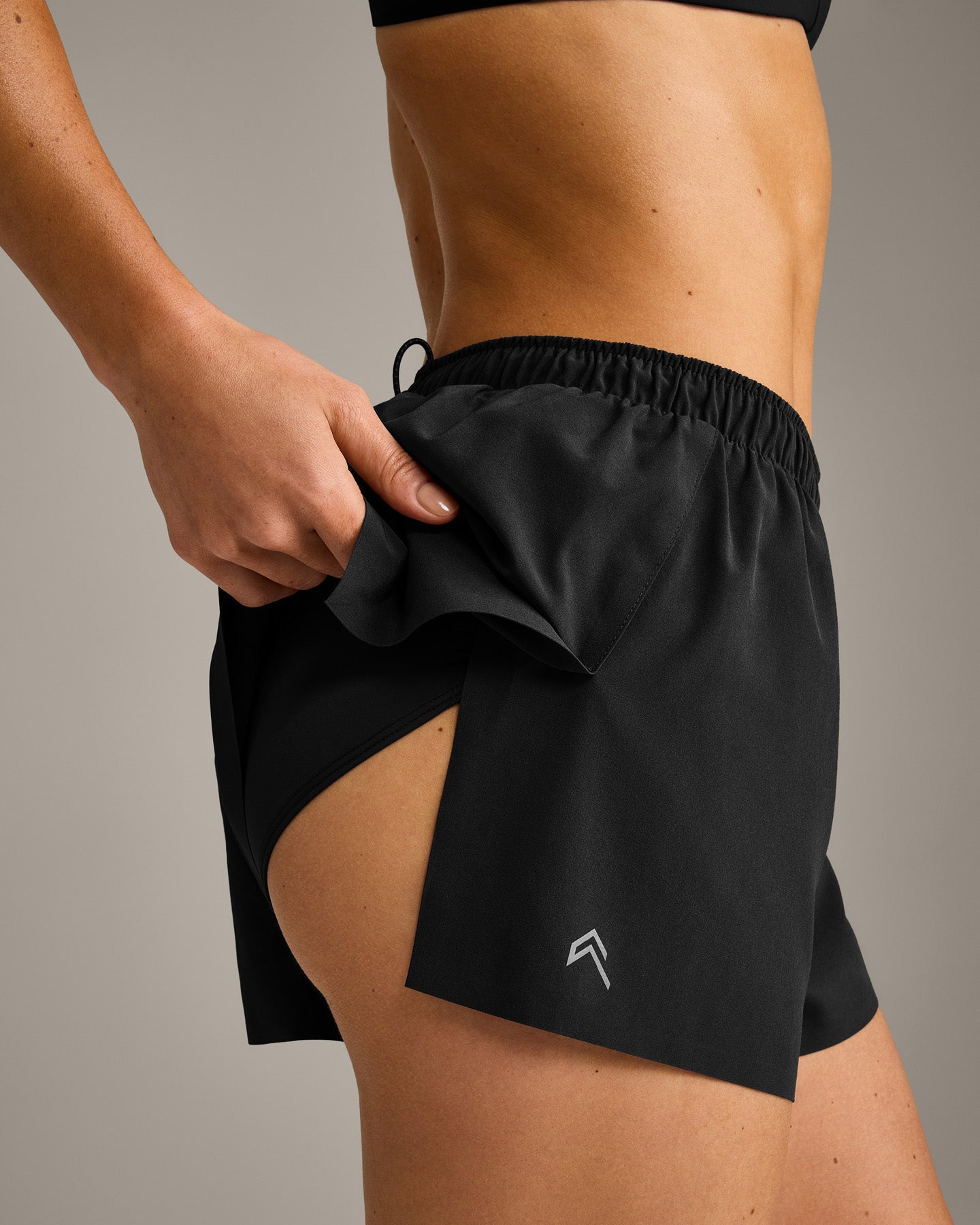 AirMove Lined Shorts 2" with Pocket and Reflective Logo | Black - Image 5
