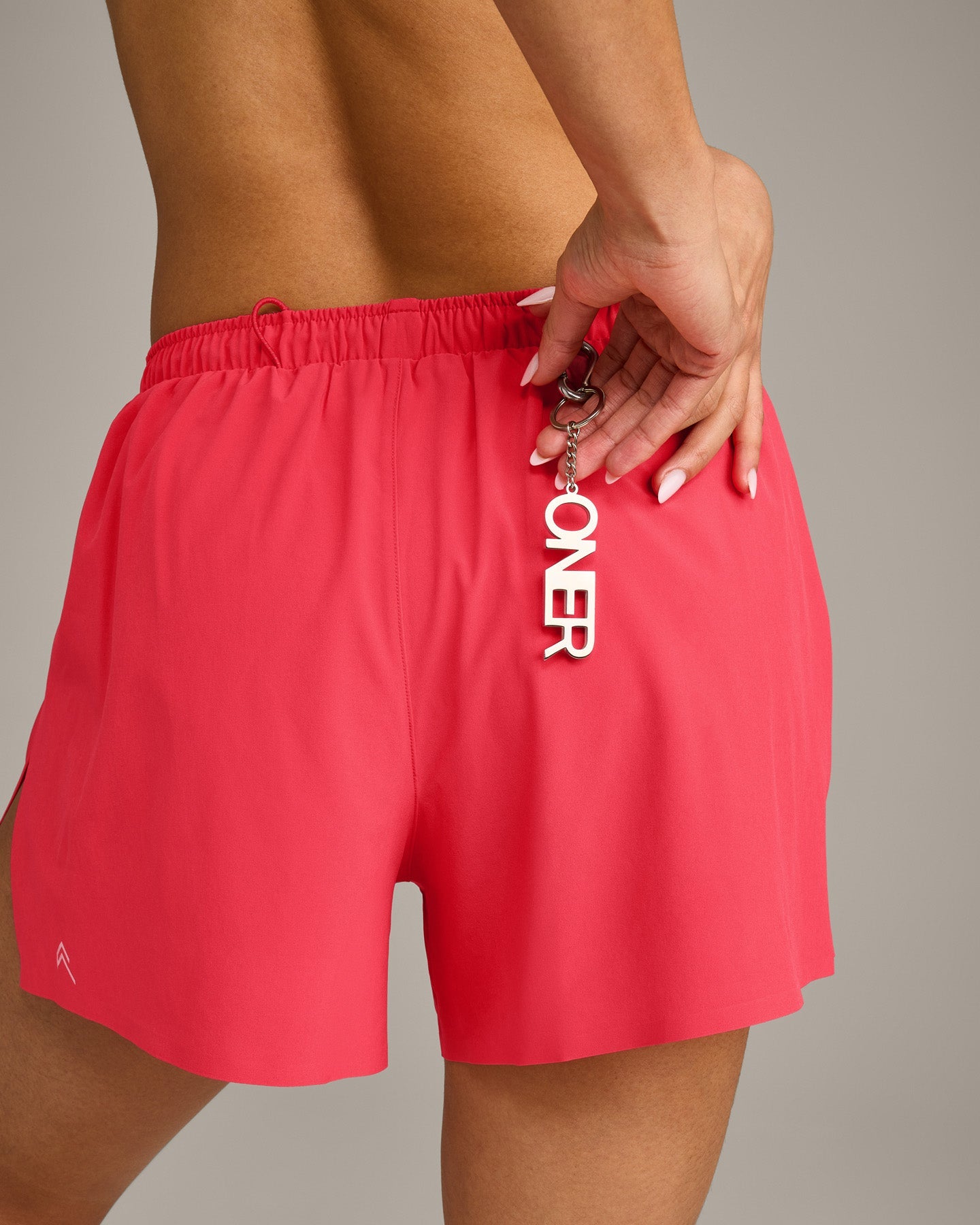AirMove Lined Shorts 4" with Pocket and Reflective Logo | Charged Pink - Image 4