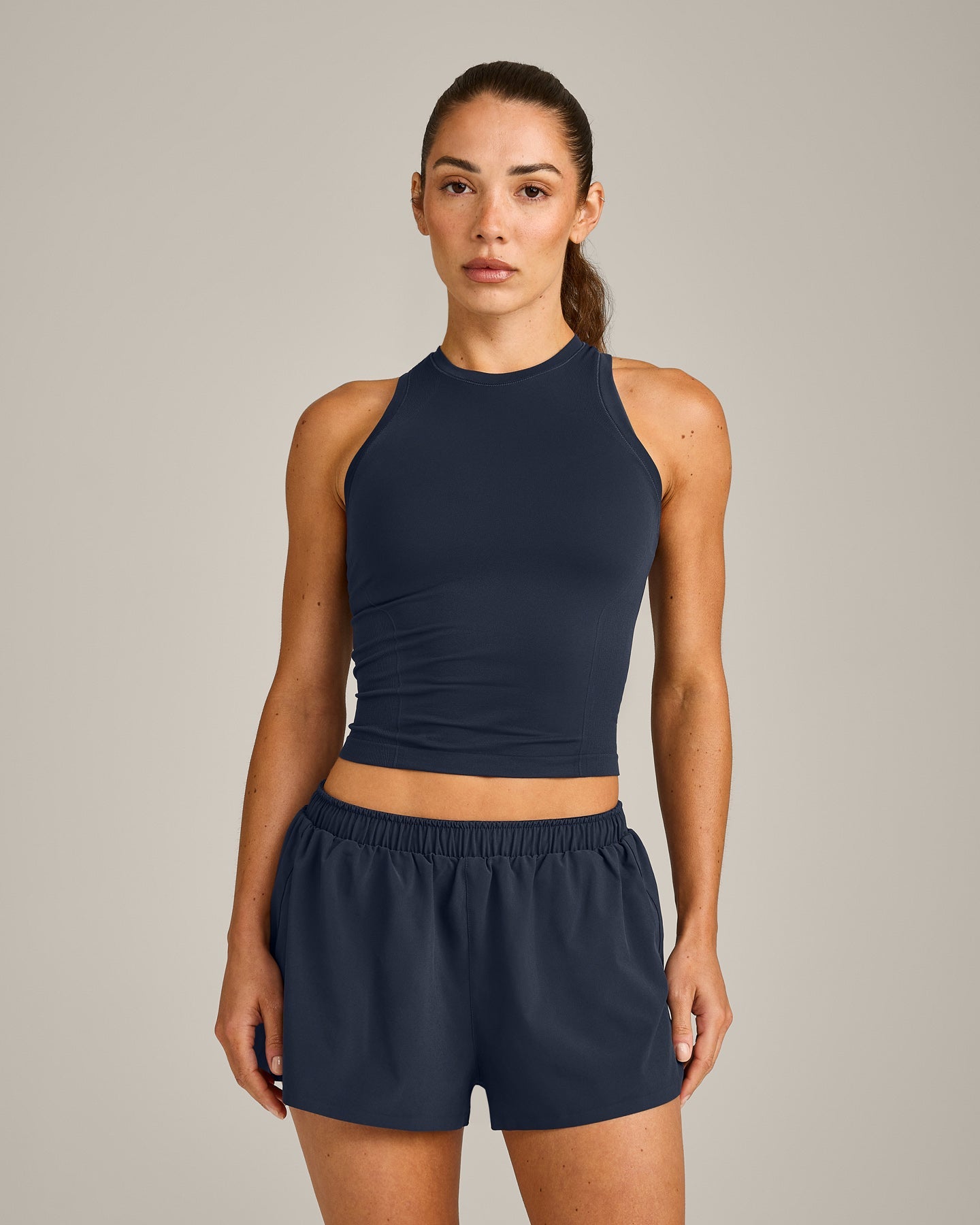 Oner Seamless Fitted Vest | Light True Blue
