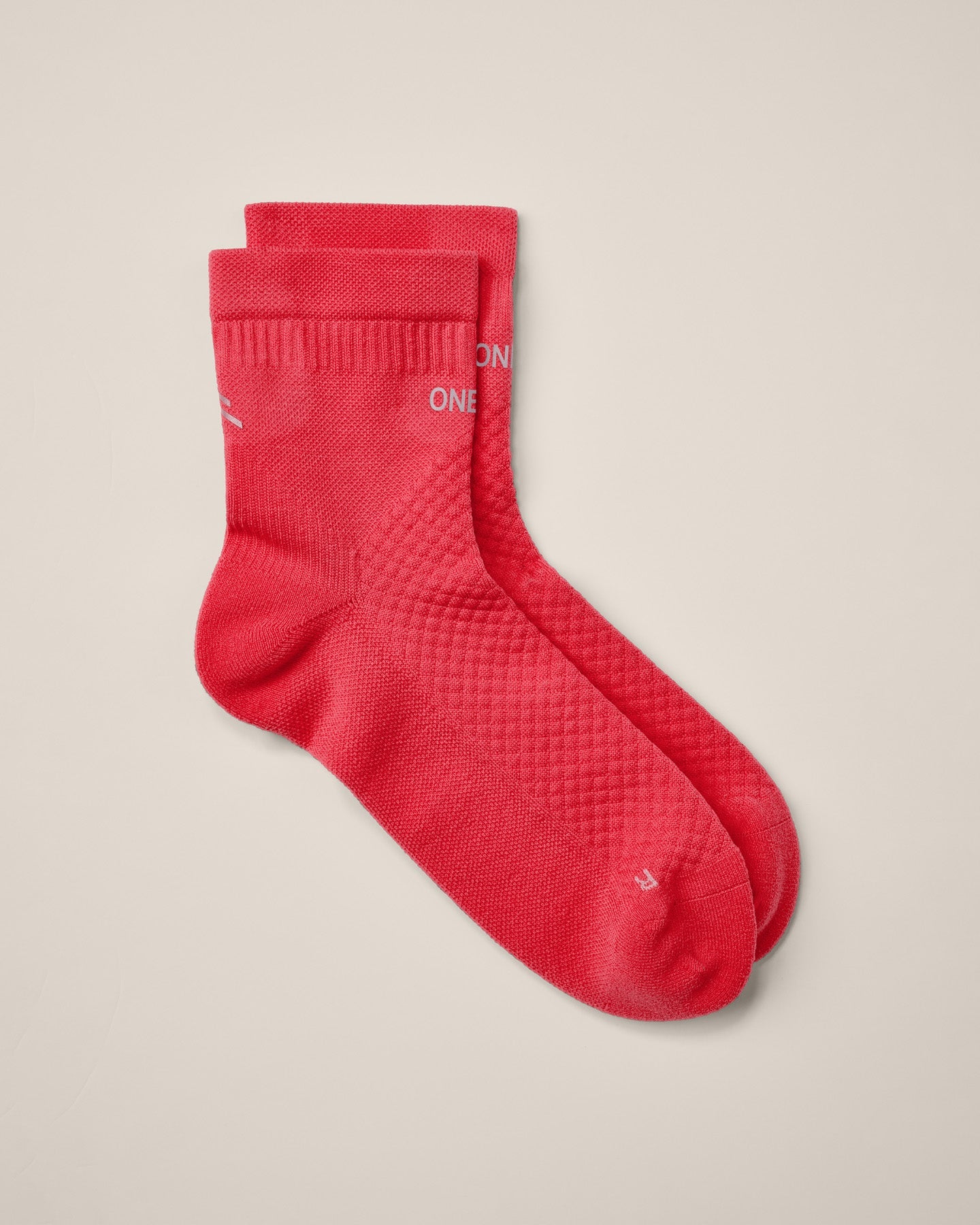 Performance Mid Crew Socks 1 Pack | Charged Pink - Image 5