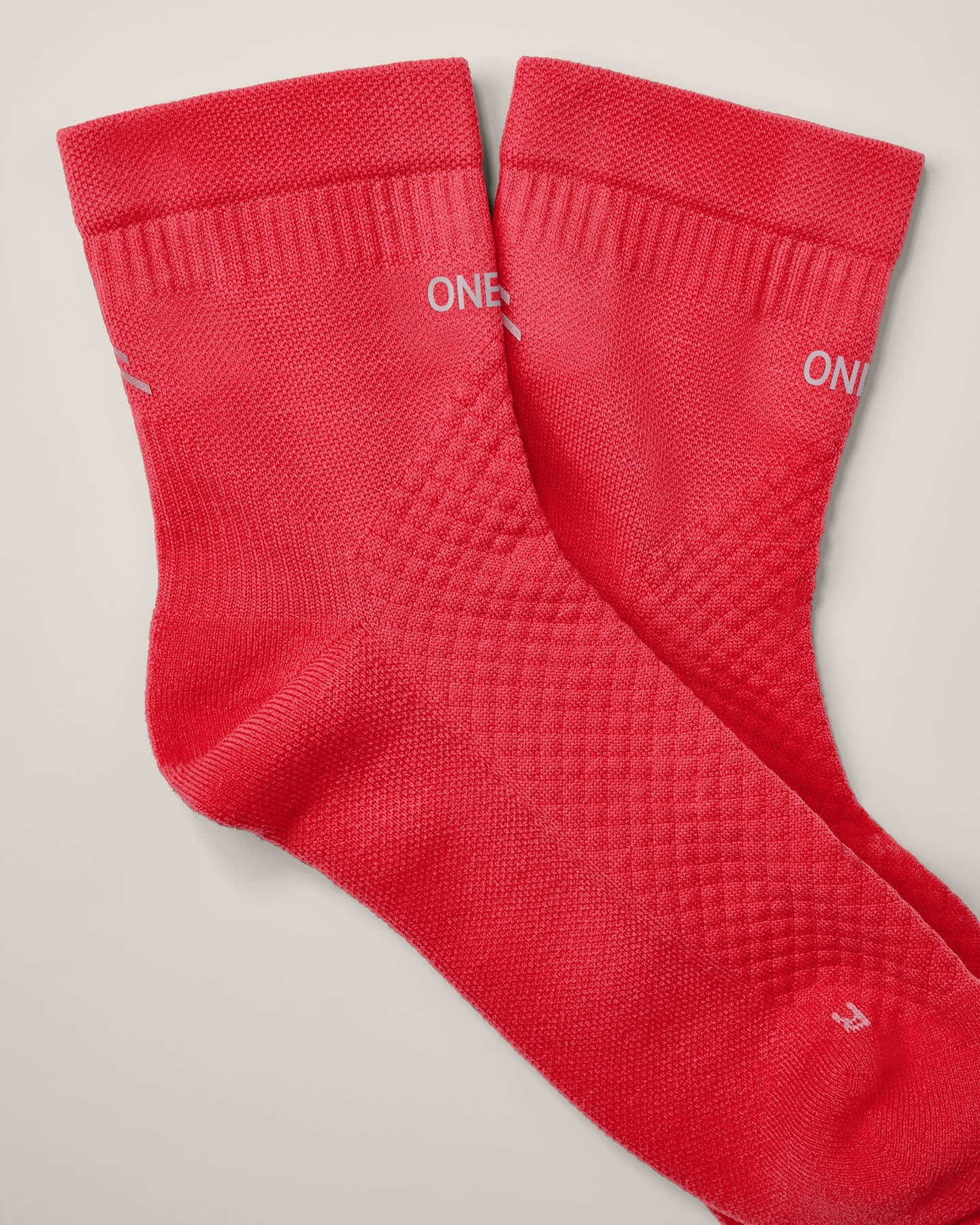 Performance Mid Crew Socks 1 Pack | Charged Pink - Image 4