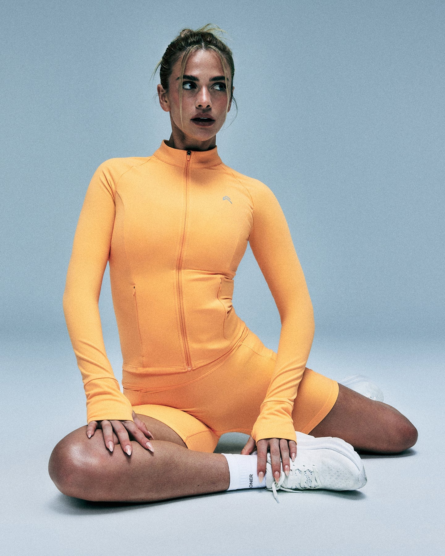 Alternative view of UnifiedMove Jacket with Reflective Logo | Powdered Orange