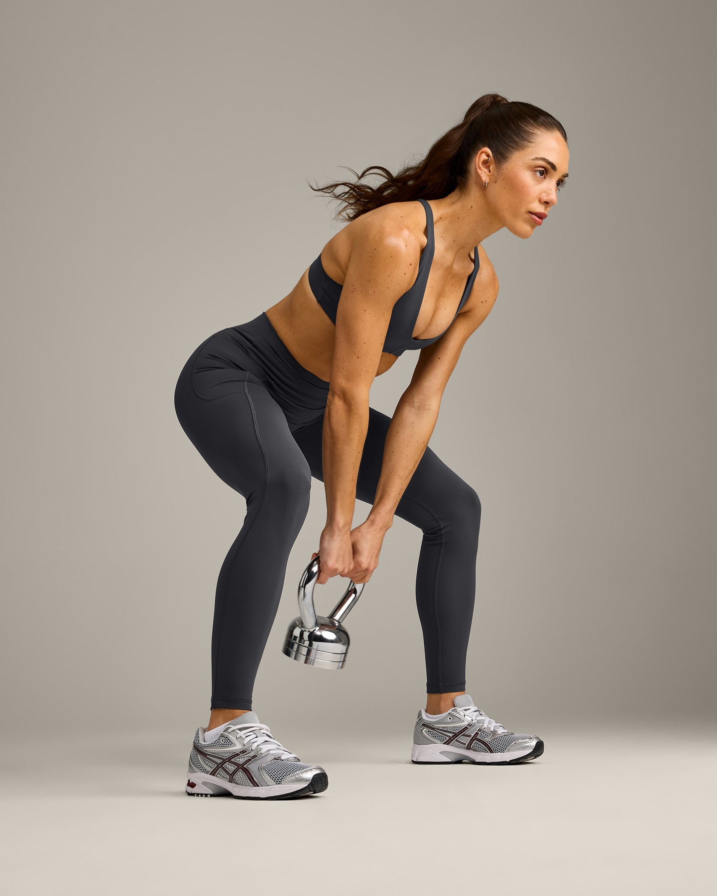 UnifiedMove Pocket Leggings with Bonding with Reflective Logo | Coal - Image 6