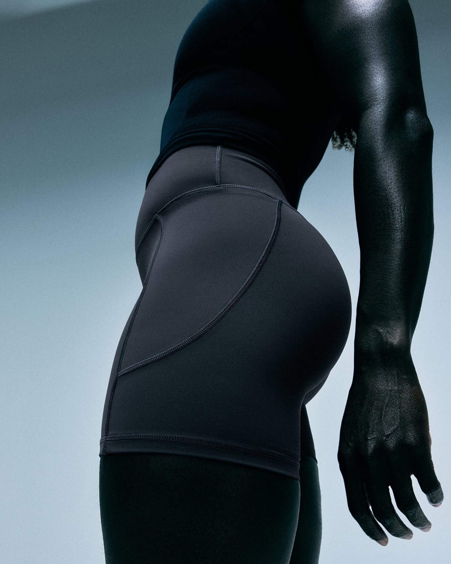 Alternative view of UnifiedMove Pocket Shorts 6" with Bonding with Reflective Logo | Coal
