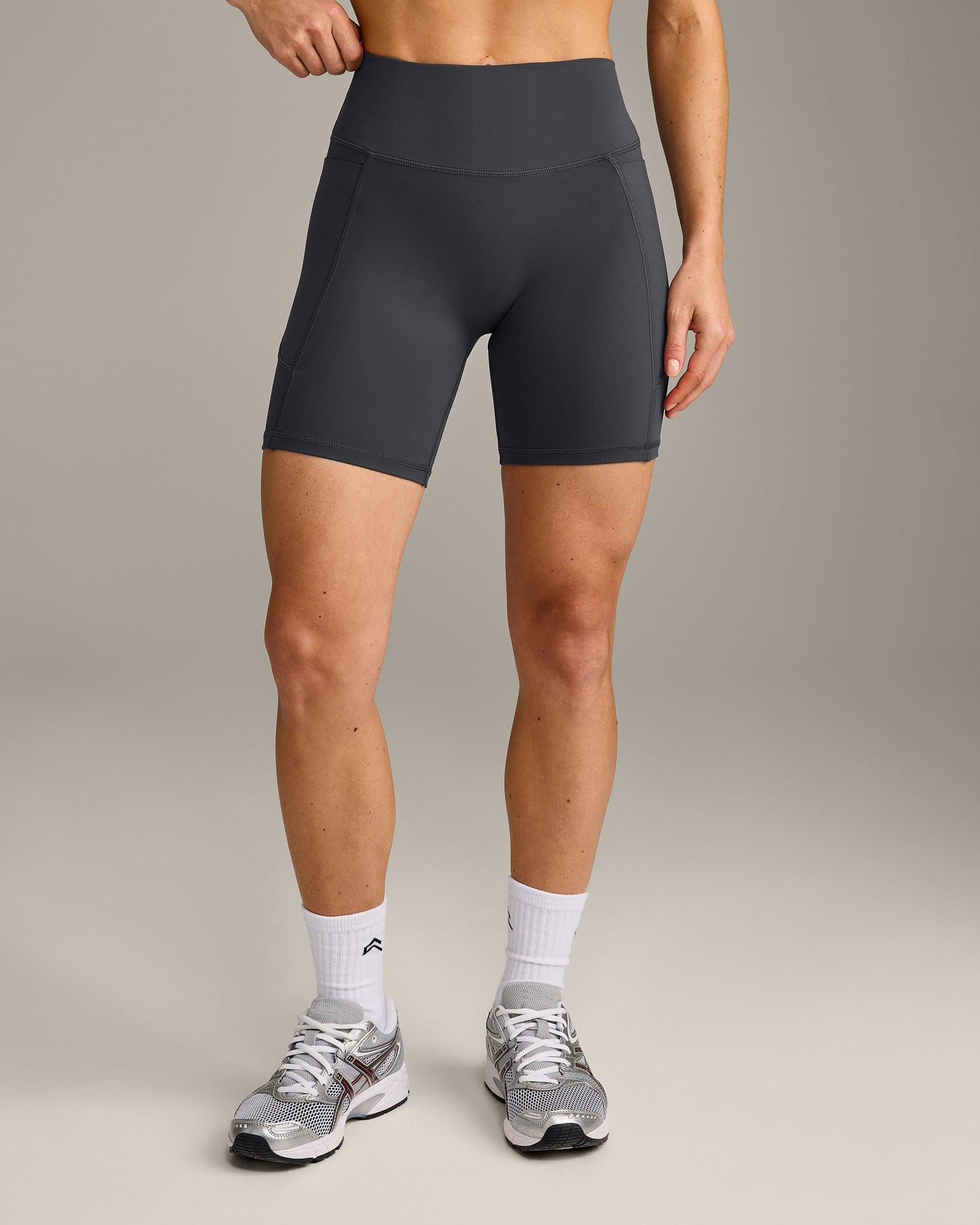 UnifiedMove Pocket Shorts 6" with Bonding with Reflective Logo | Coal - Image 6
