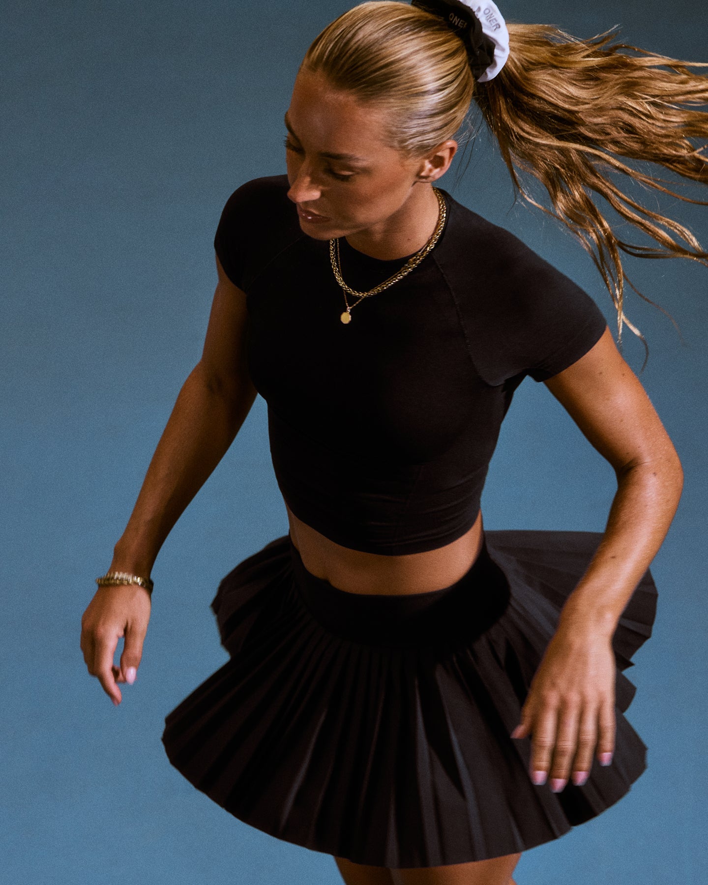 Alternative view of Oner Seamless Fitted Top | Black