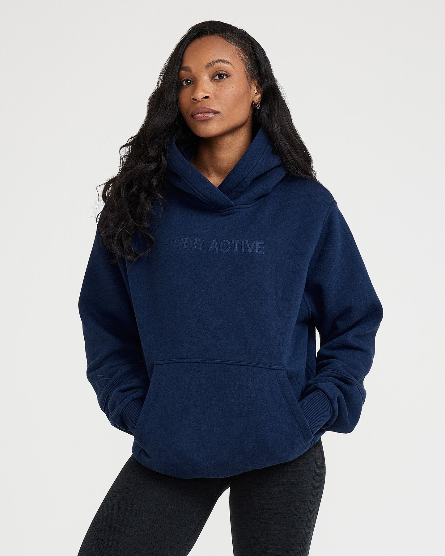 Alternative view of Classic Lounge Oversized Hoodie | Midnight