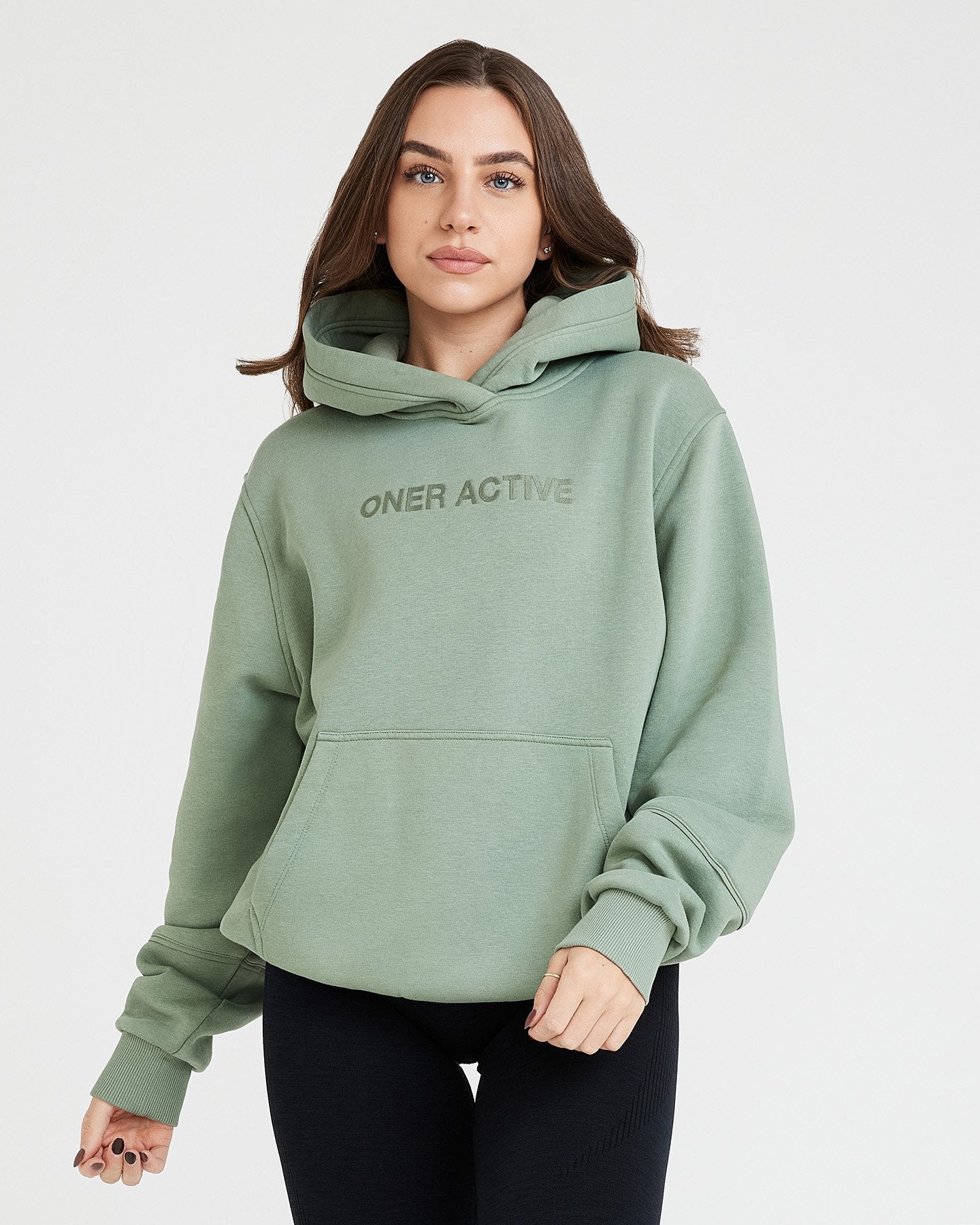 Alternative view of Classic Lounge Oversized Hoodie | Sage