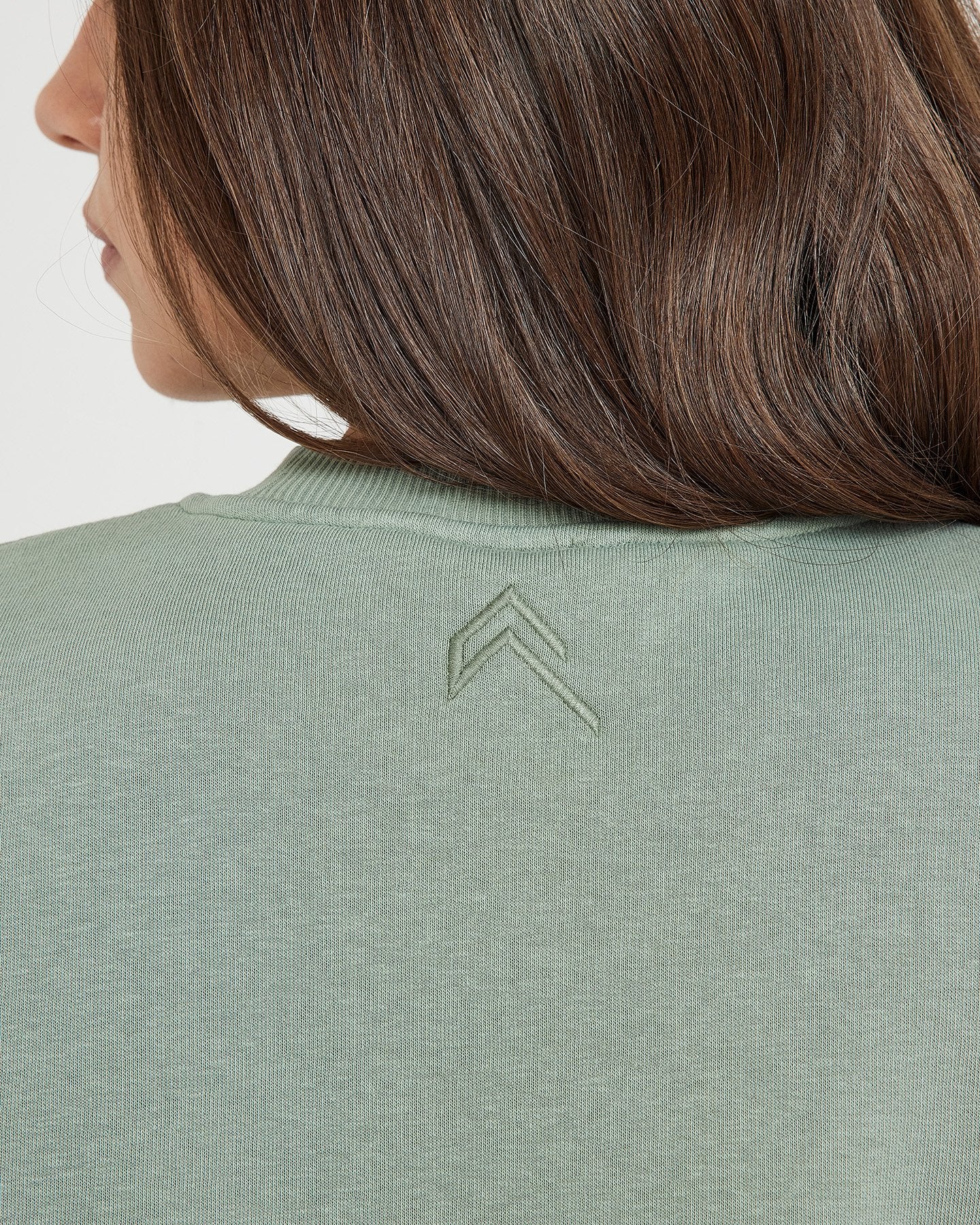 Classic Lounge Oversized Crew Neck | Sage - Image 5