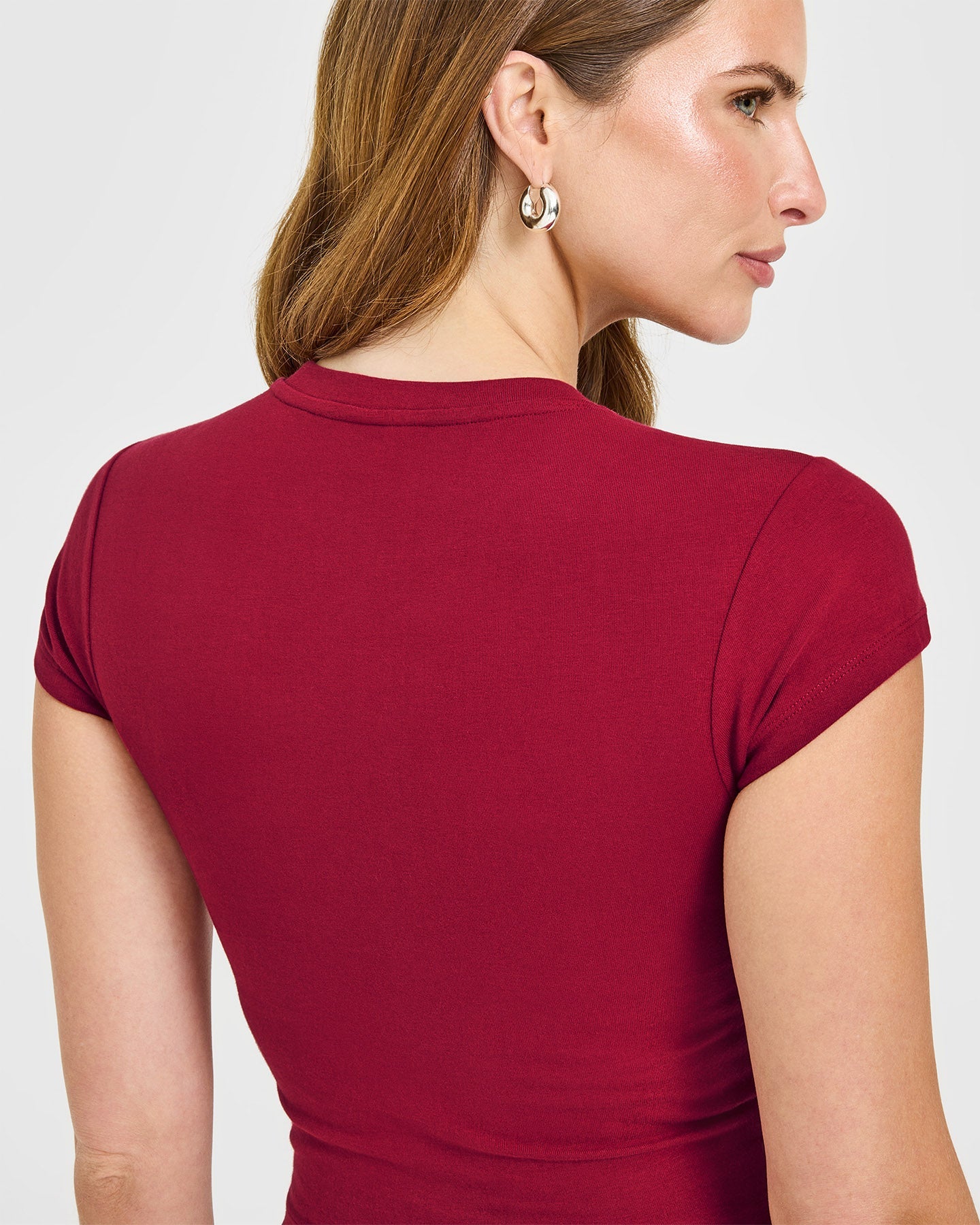 Cotton Baby T-Shirt | Crimson Red - Image 4