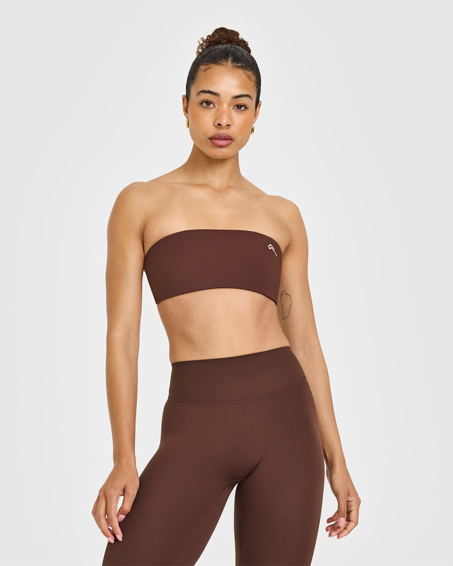 UnifiedMove Micro Bandeau Bralette | Espresso Brown