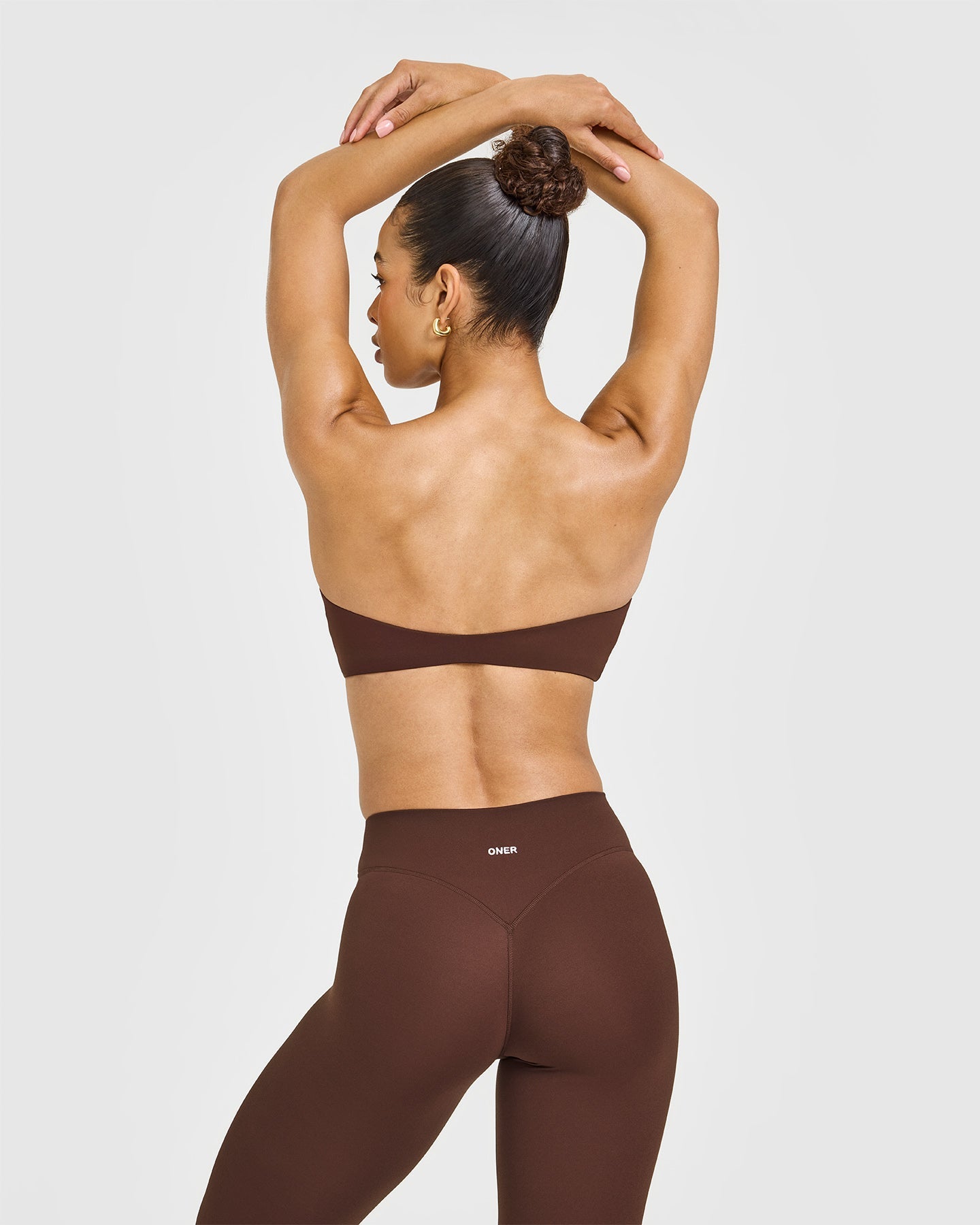 UnifiedMove Micro Bandeau Bralette | Espresso Brown - Image 4