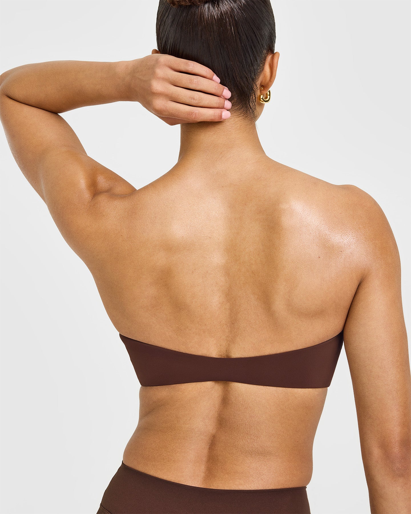 UnifiedMove Micro Bandeau Bralette | Espresso Brown - Image 6
