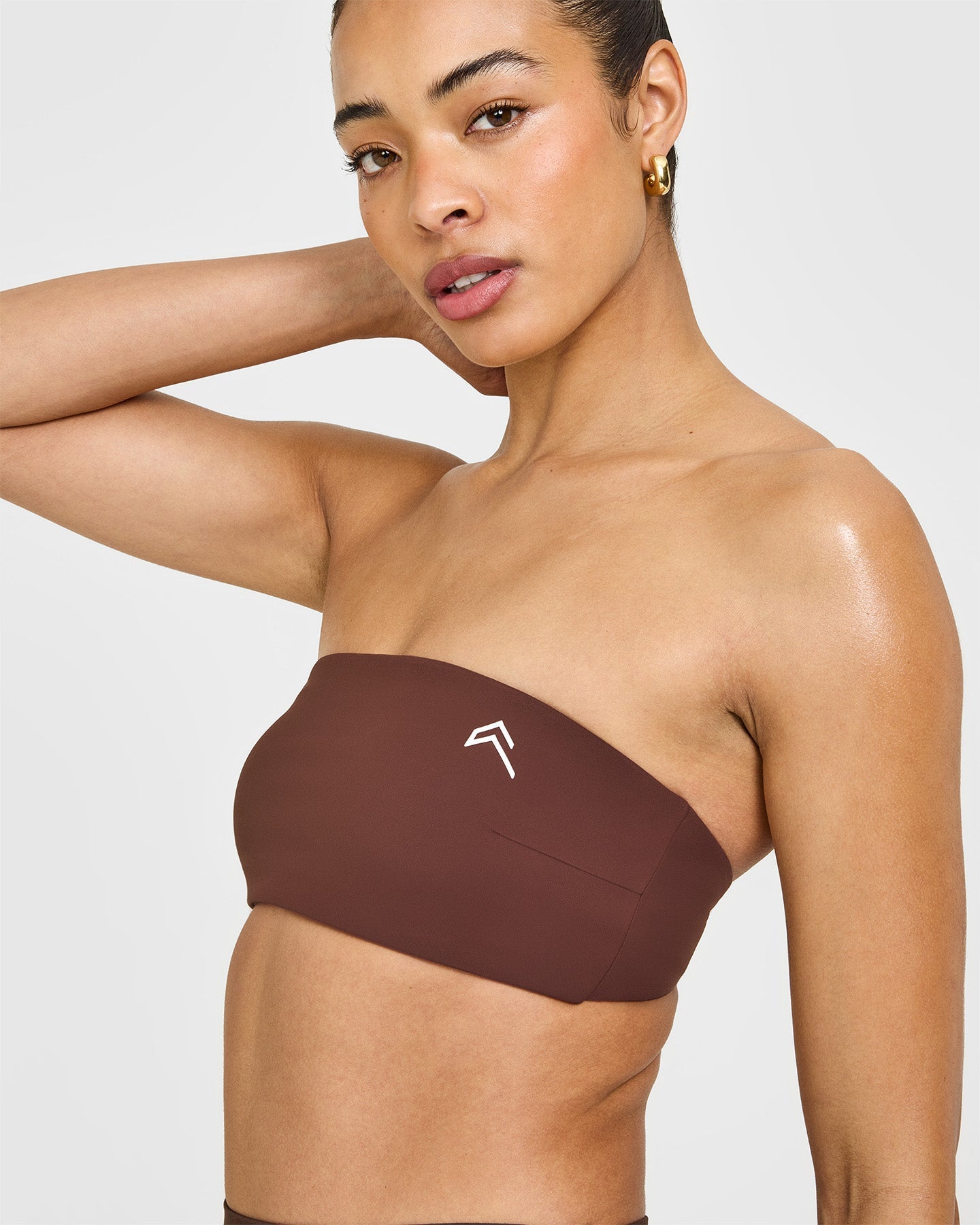 UnifiedMove Micro Bandeau Bralette | Espresso Brown - Image 5