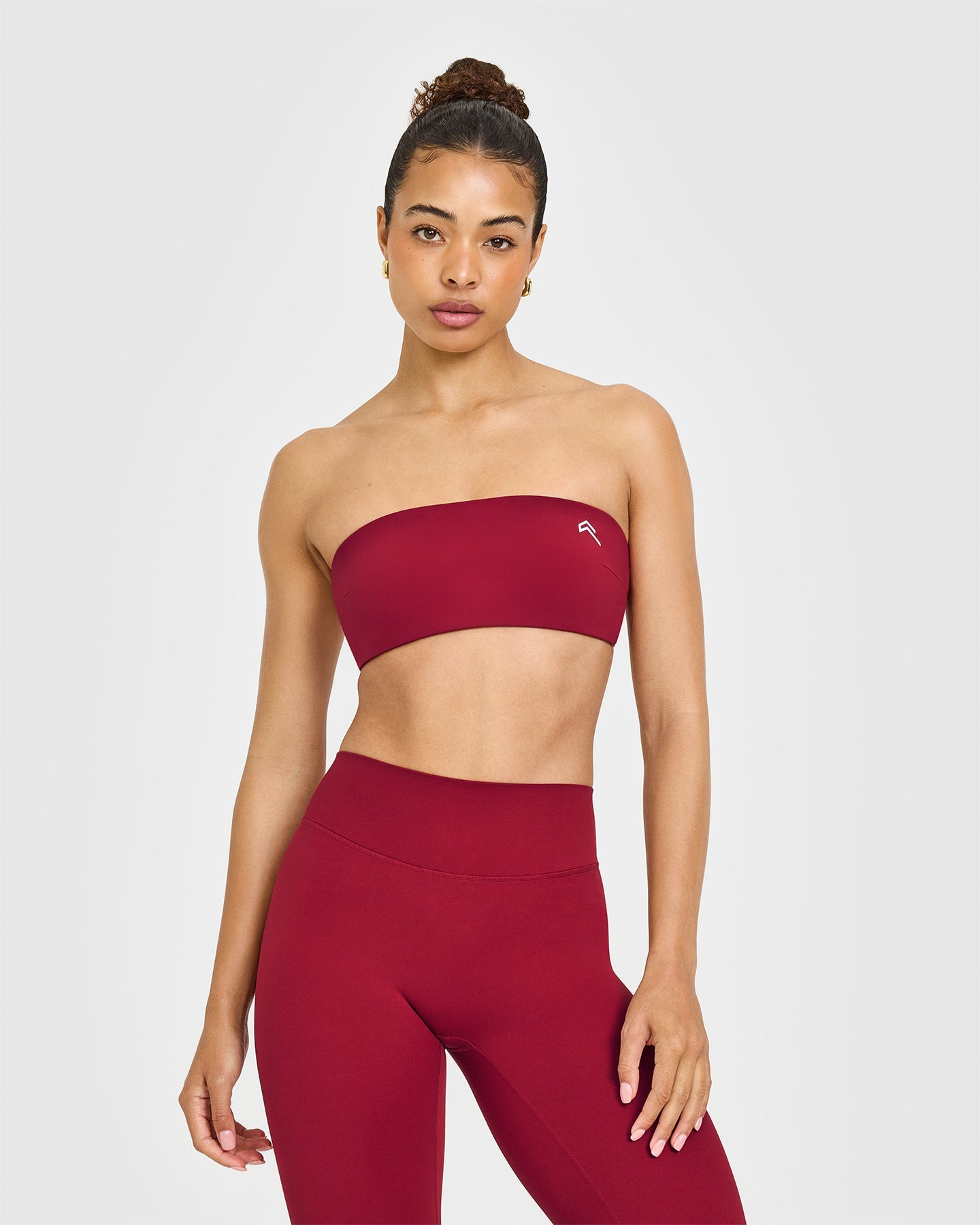 UnifiedMove Micro Bandeau Bralette | Ruby Red