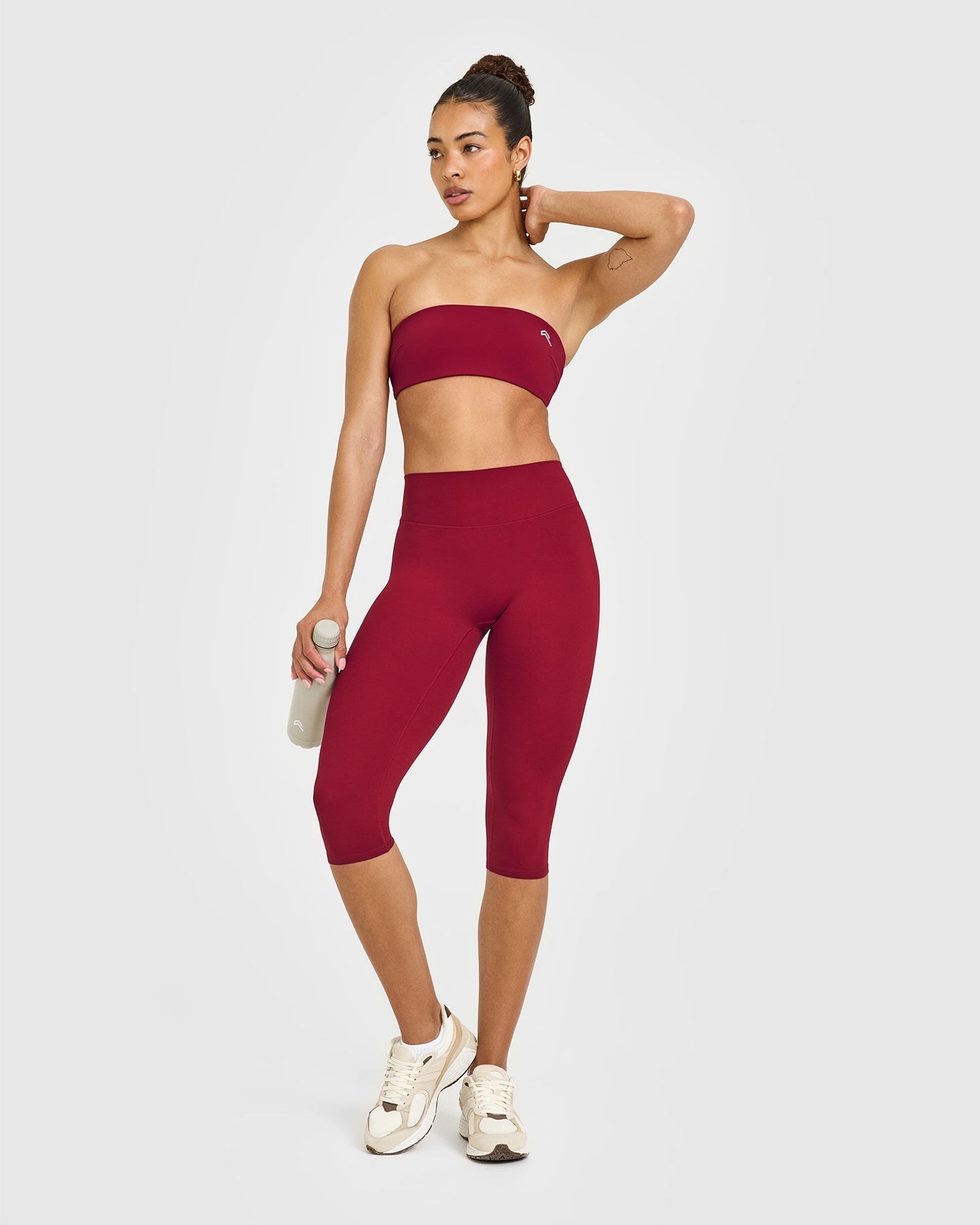 UnifiedMove Micro Bandeau Bralette | Ruby Red - Image 3