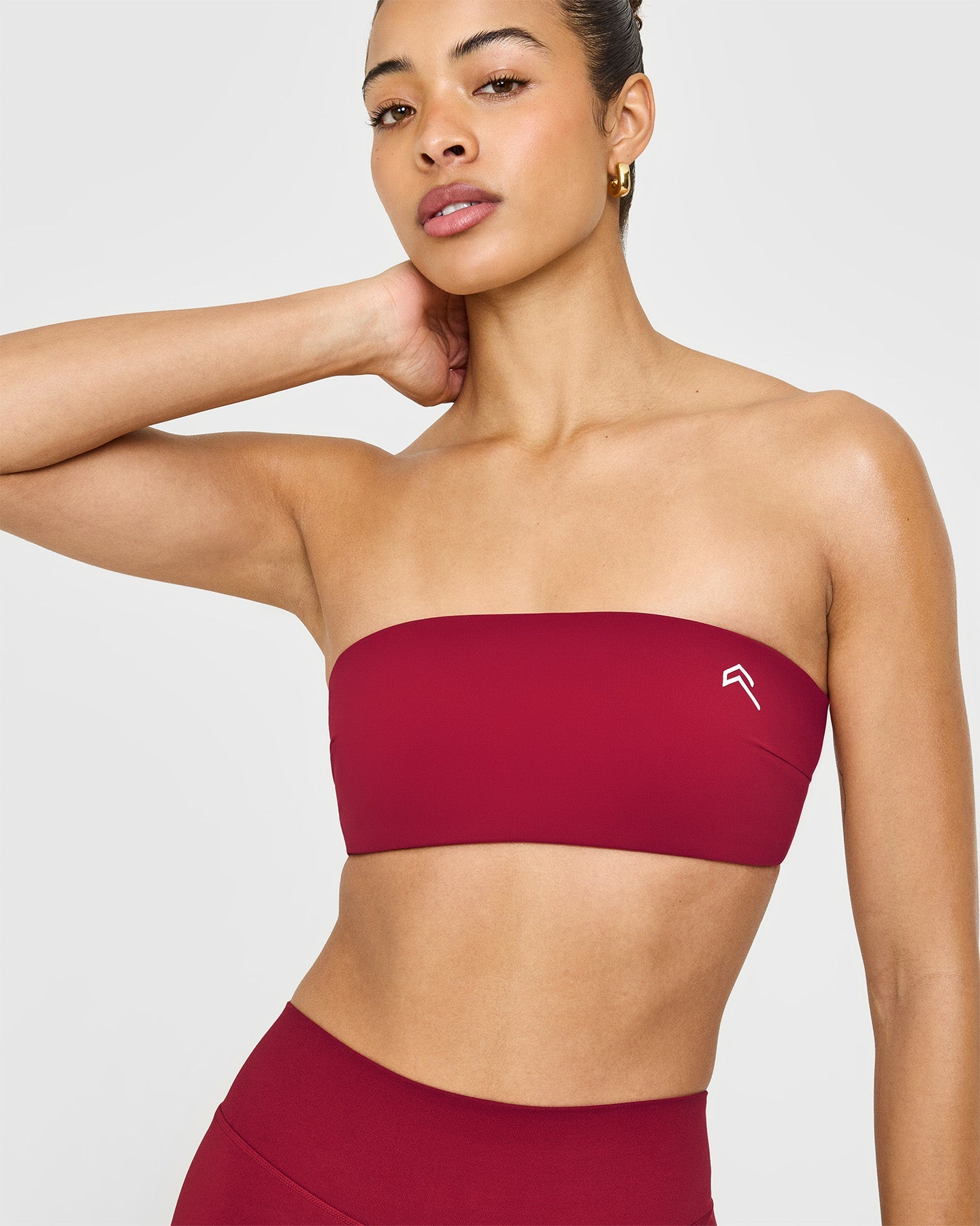 UnifiedMove Micro Bandeau Bralette | Ruby Red - Image 5