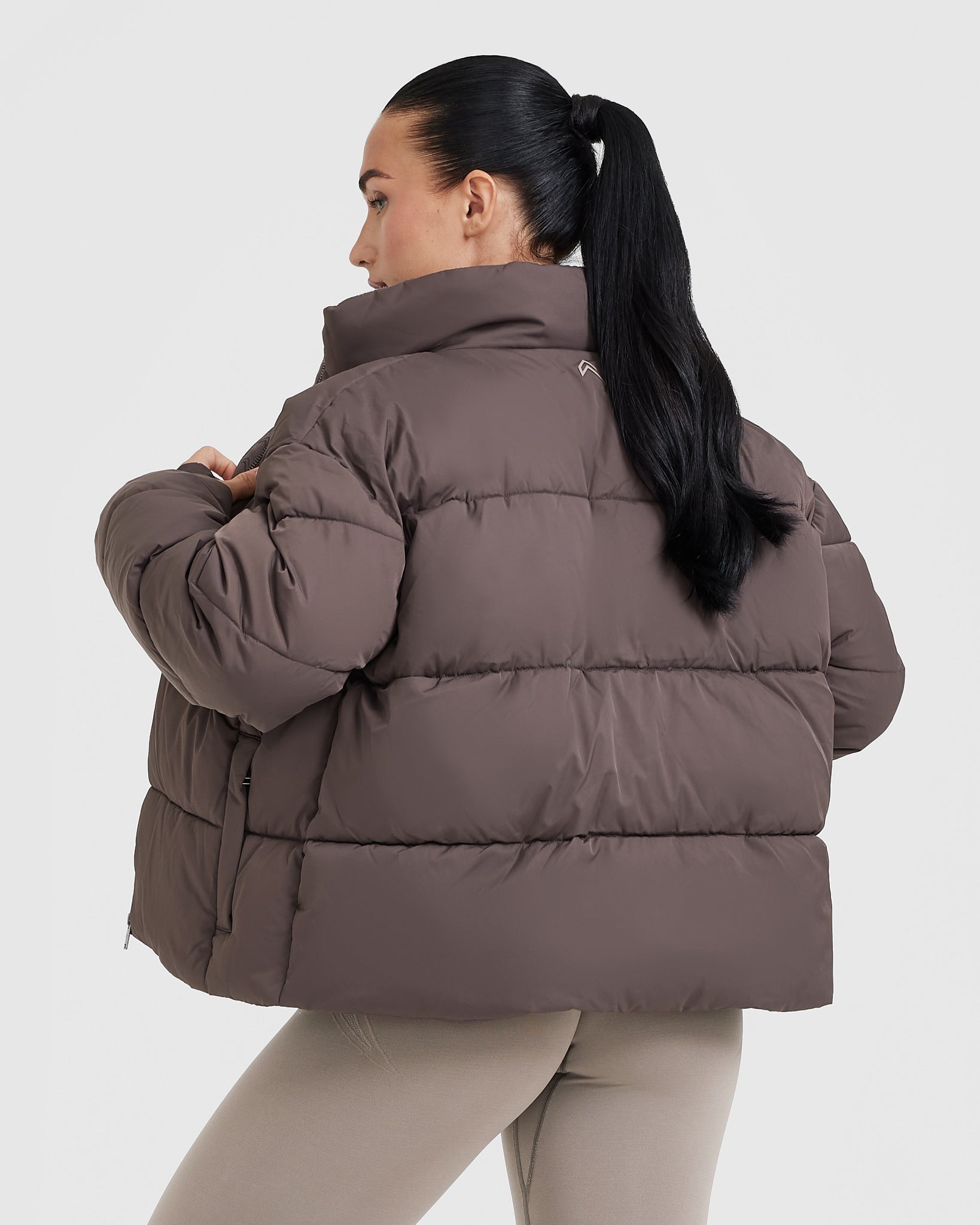 Alternative view of Puffer Jacket | Deep Mauve