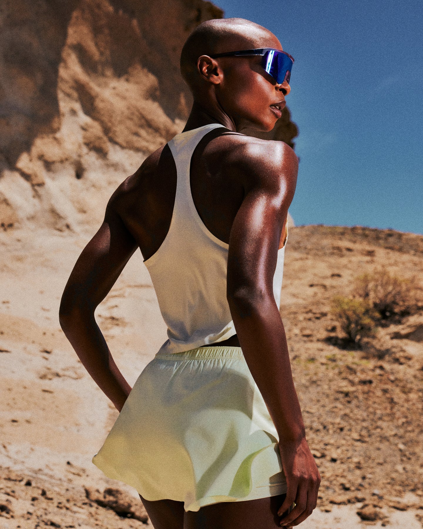Alternative view of PrecisionMove Drop Armhole Tank Top | Meadow Mist Green