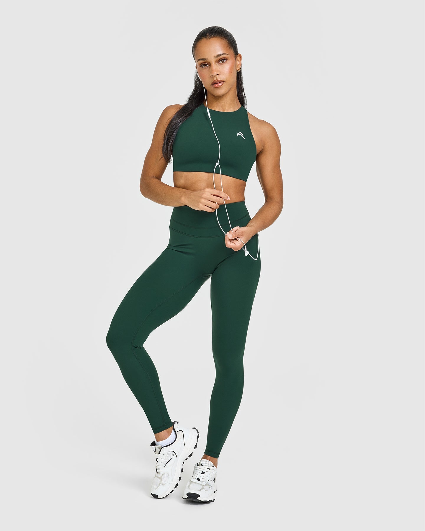 UnifiedMove High Waisted Leggings | Racing Green - Image 3