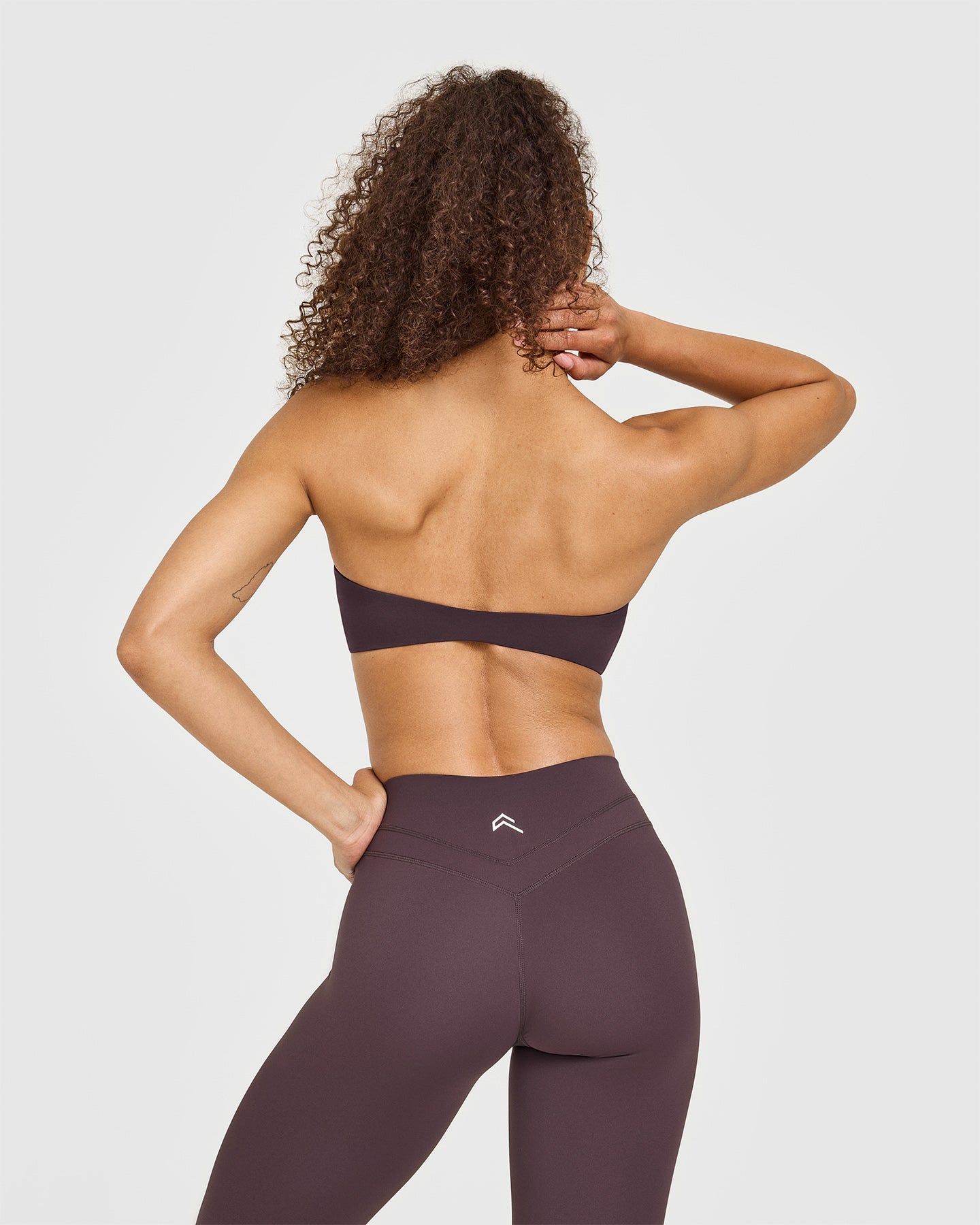 Alternative view of UnifiedMove Micro Bandeau Bralette | Dark Umber Brown