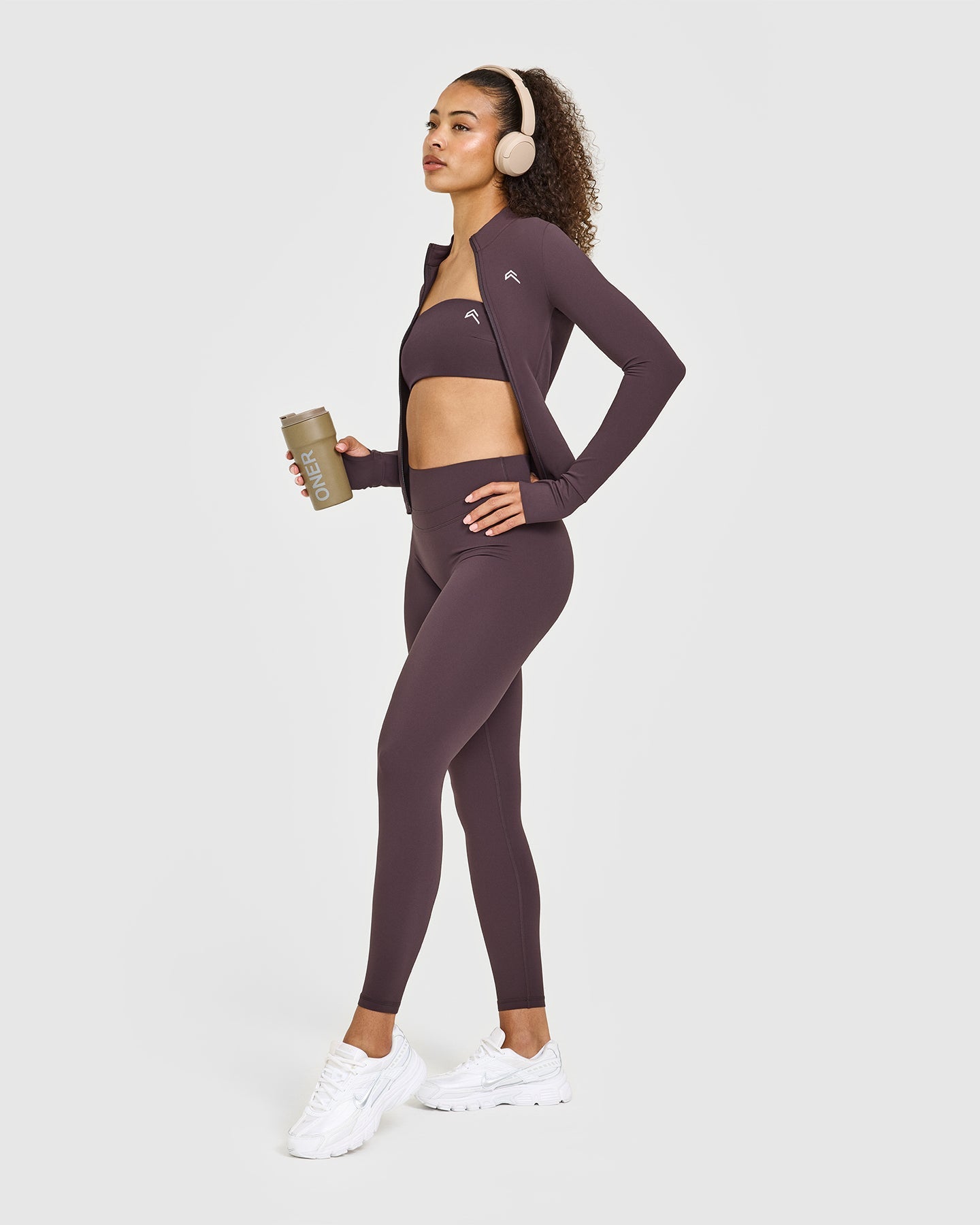 UnifiedMove Micro Bandeau Bralette | Dark Umber Brown - Image 3