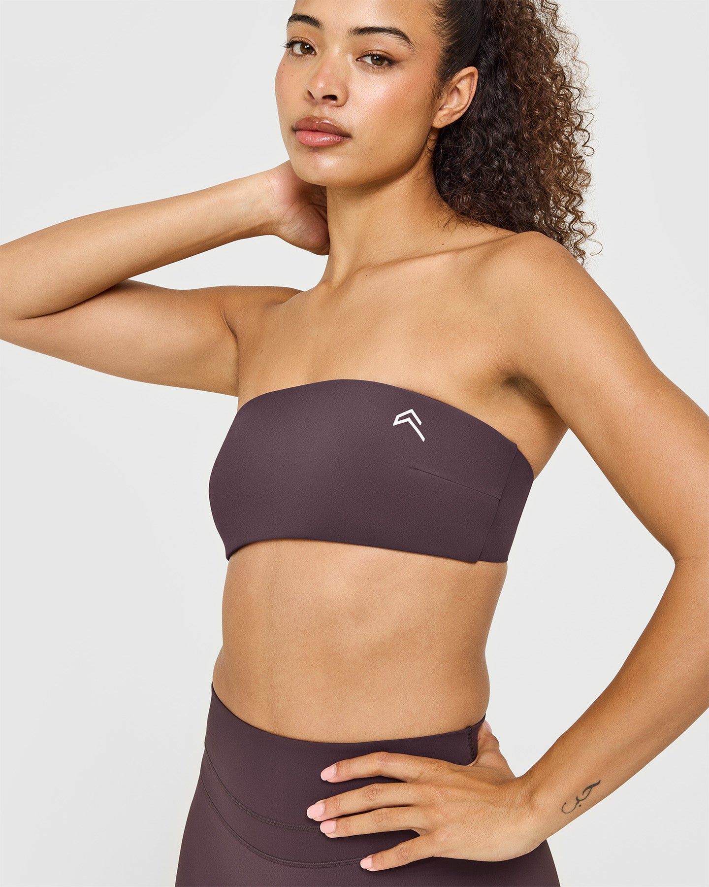 UnifiedMove Micro Bandeau Bralette | Dark Umber Brown - Image 5