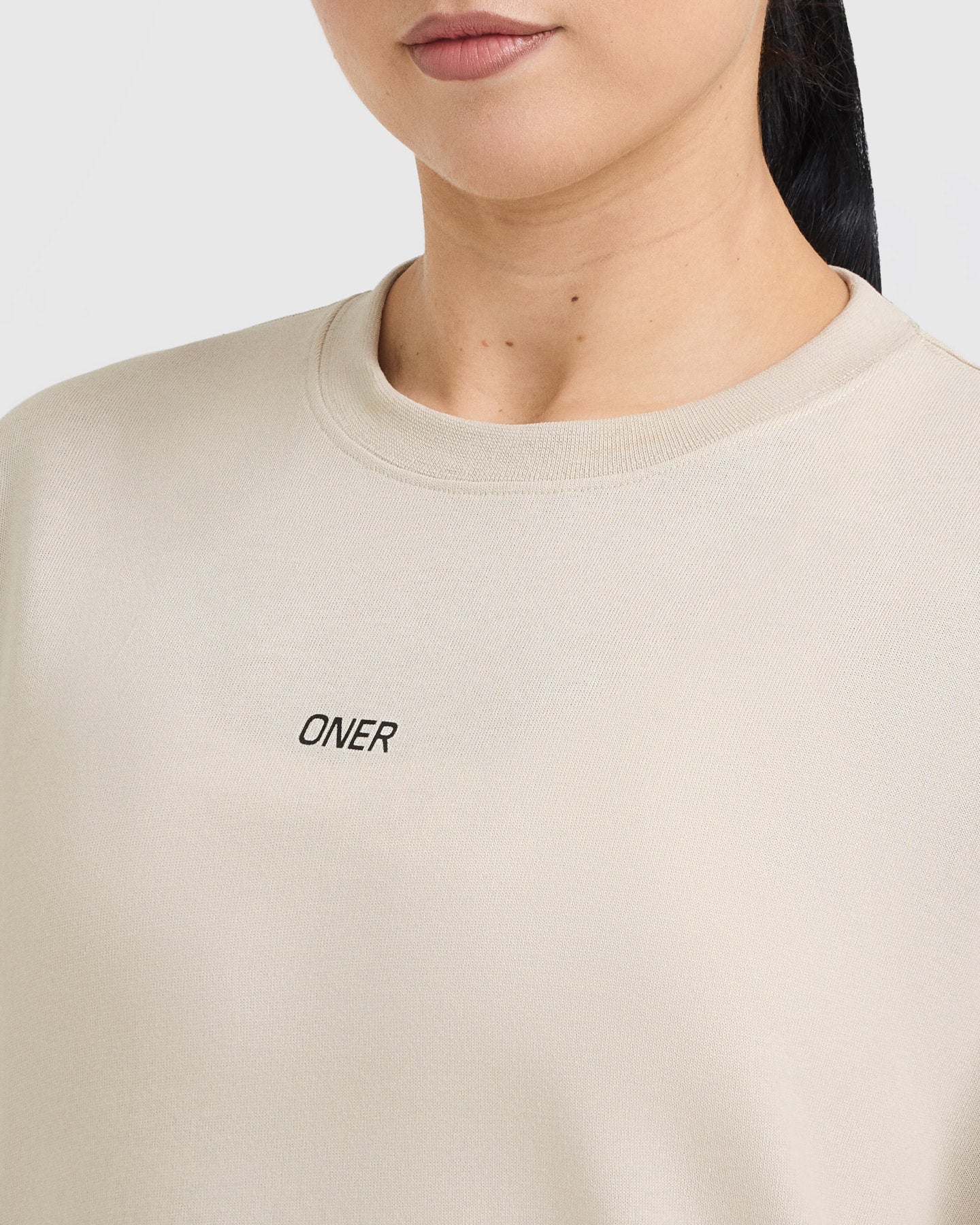 Raising The Bar Graphic Longline T-Shirt | Sand - Image 4