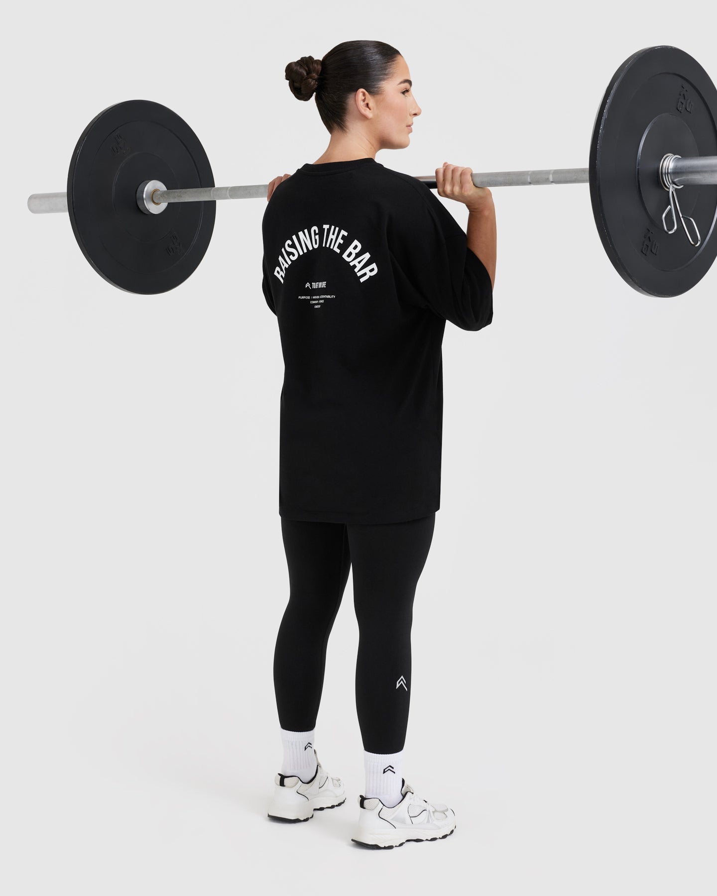 Raising The Bar Graphic Unisex T-Shirt | Black - Image 3