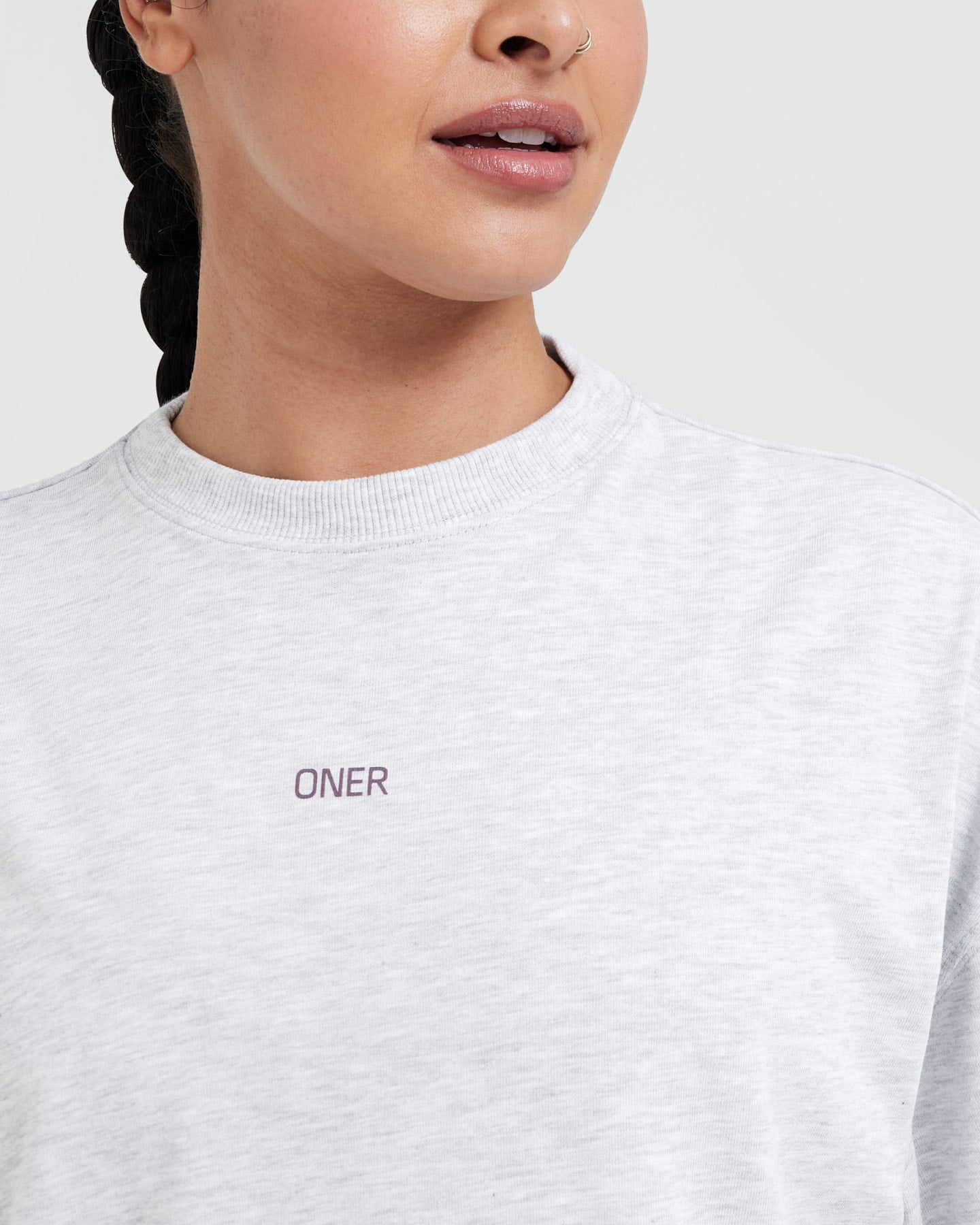 Raising The Bar Graphic Unisex T-Shirt | Light Grey Marl - Image 4
