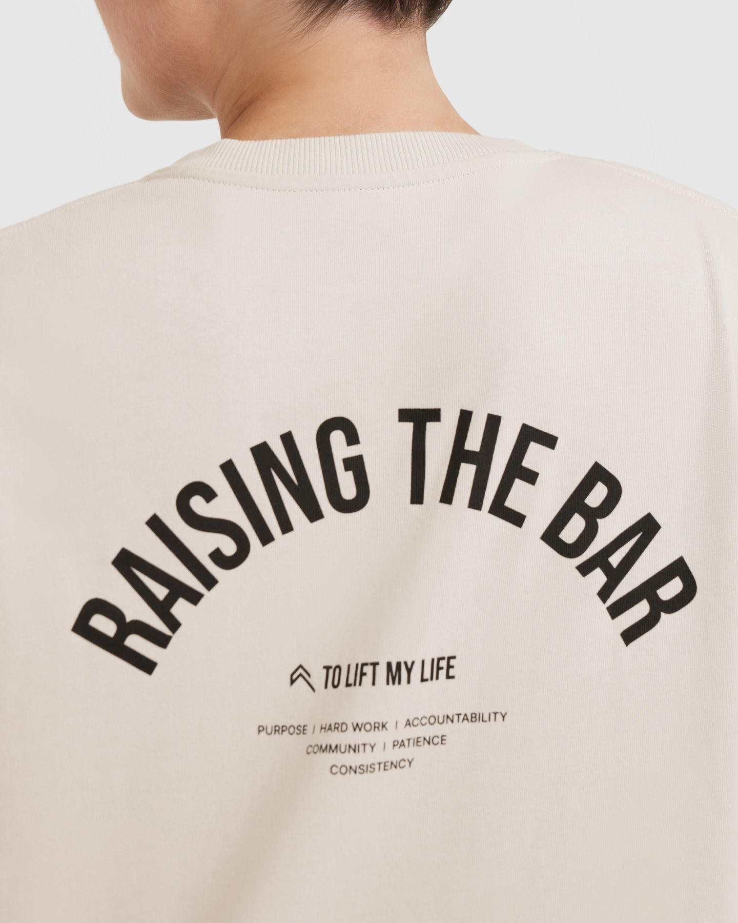 Raising The Bar Graphic Unisex T-Shirt | Sand - Image 5
