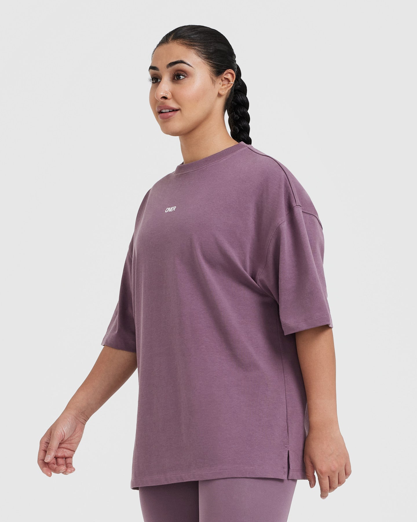 Raising The Bar Graphic Unisex T-Shirt | Vintage Purple - Image 3