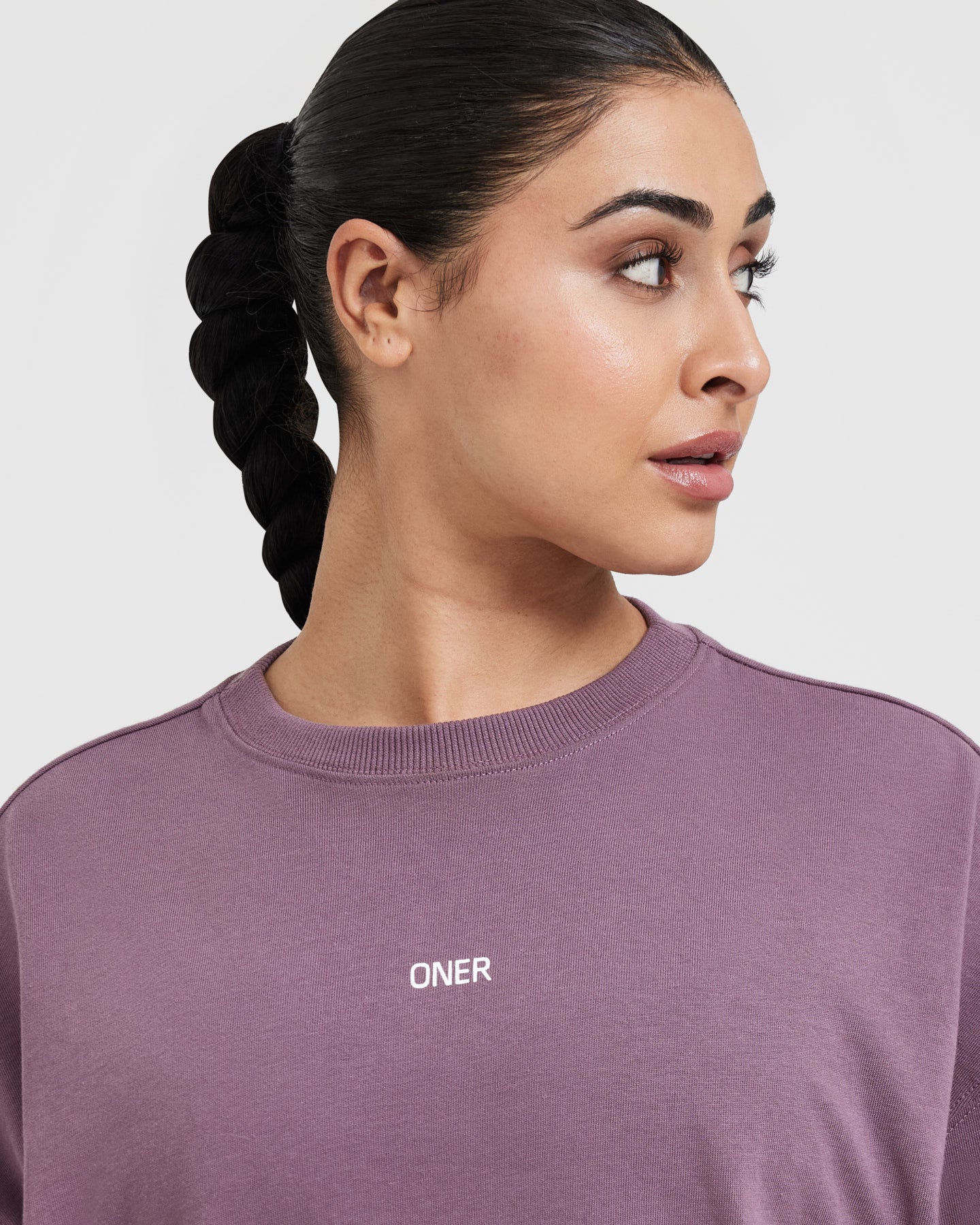 Raising The Bar Graphic Unisex T-Shirt | Vintage Purple - Image 4