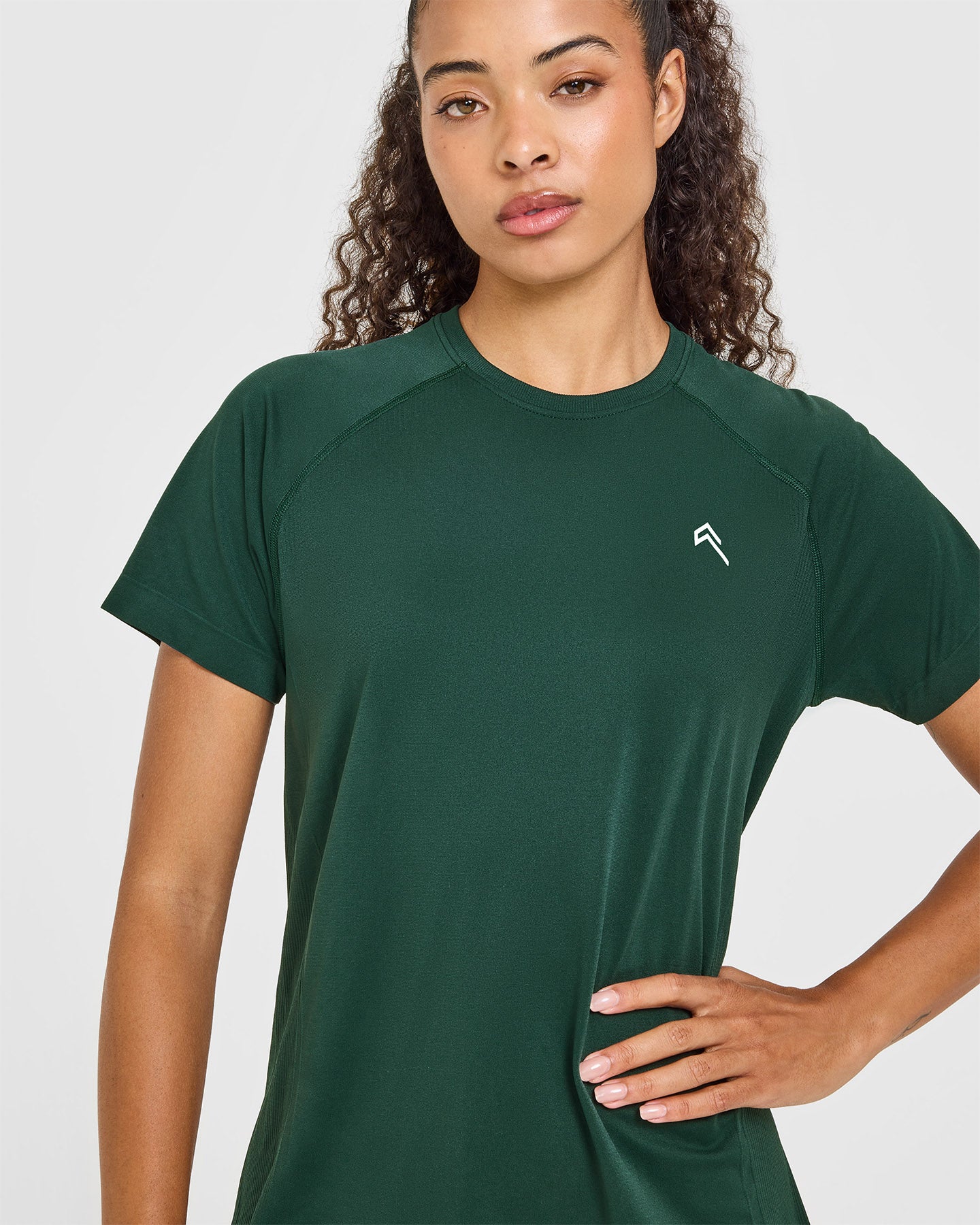Go To Seamless Loose Top | Racing Green - Image 5