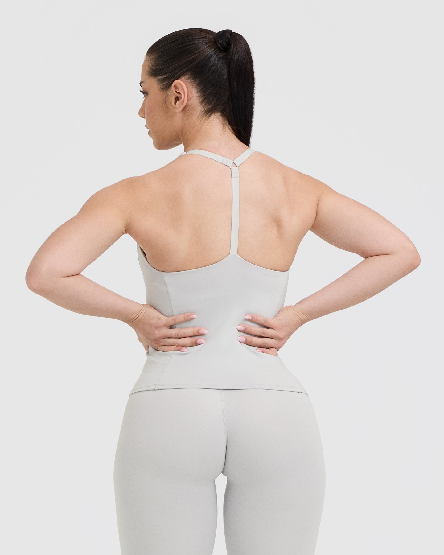 Timeless Square Neck Vest | Light Grey - Image 2
