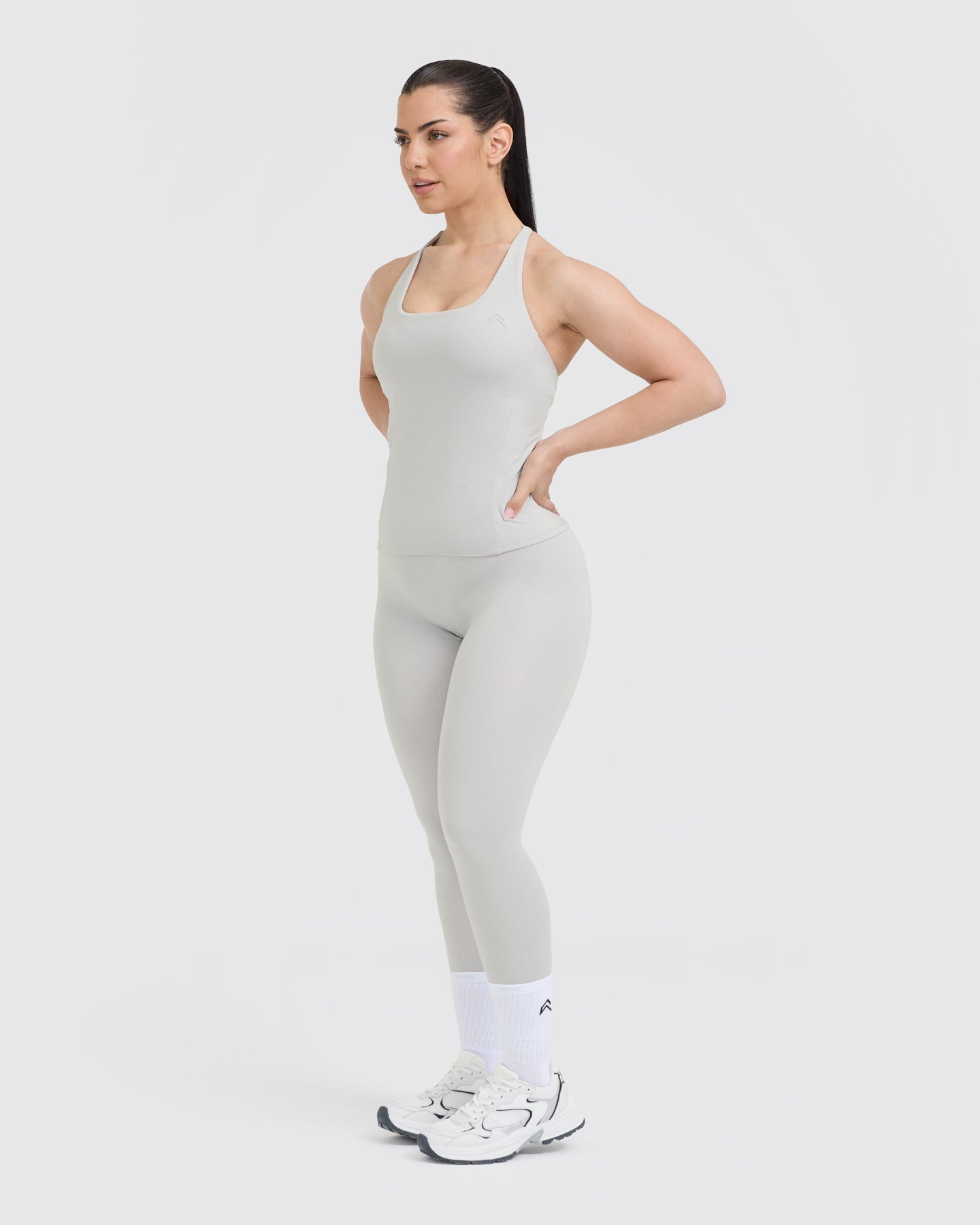 Timeless Square Neck Vest | Light Grey - Image 3