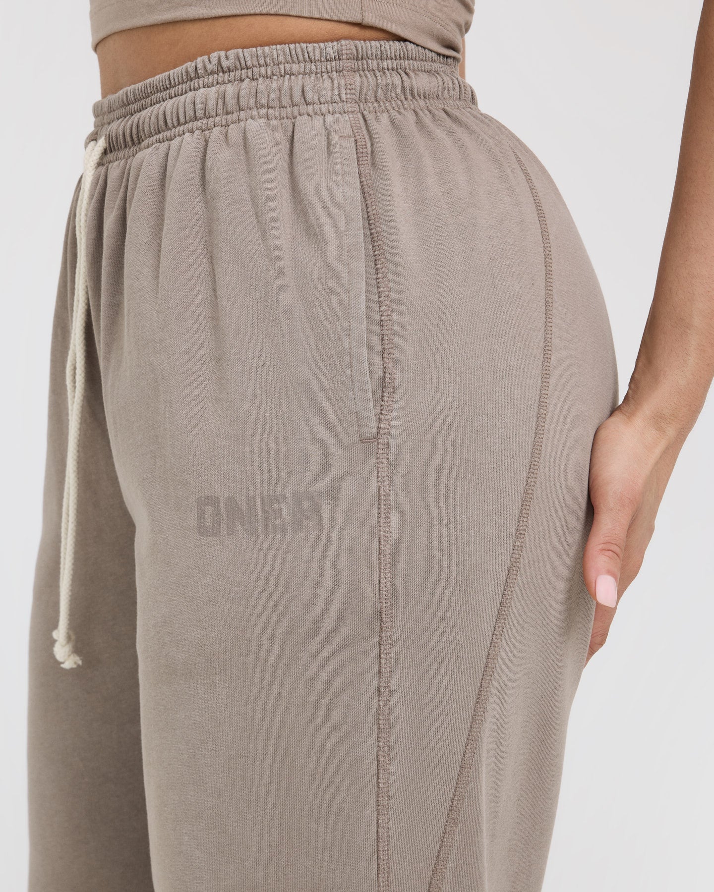 Raw Lounge Wide Leg Joggers | Washed Minky - Image 5