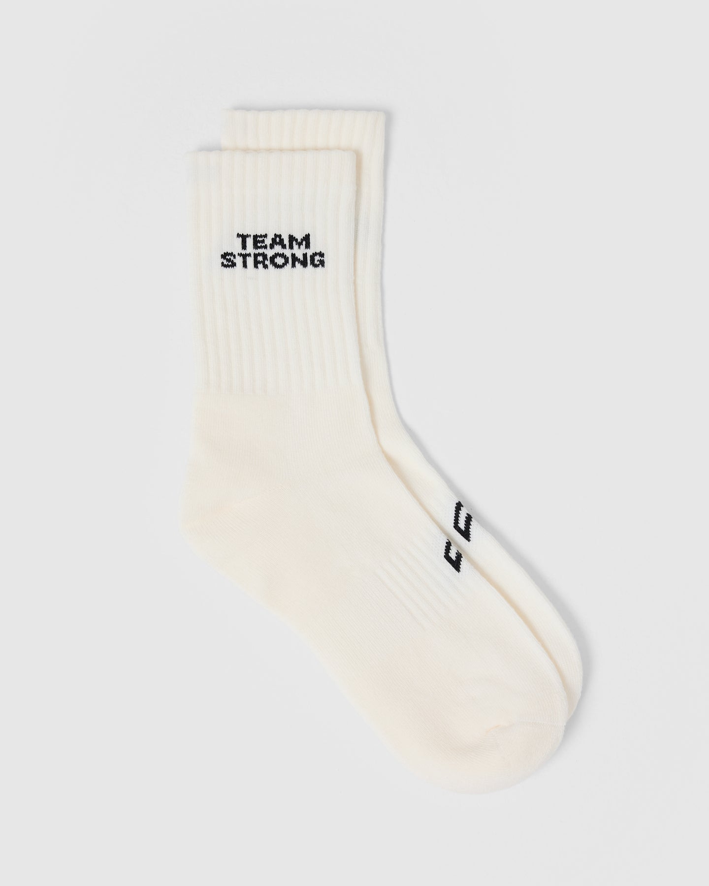Slogan Crew Socks 5 Pack | Off White - Image 4