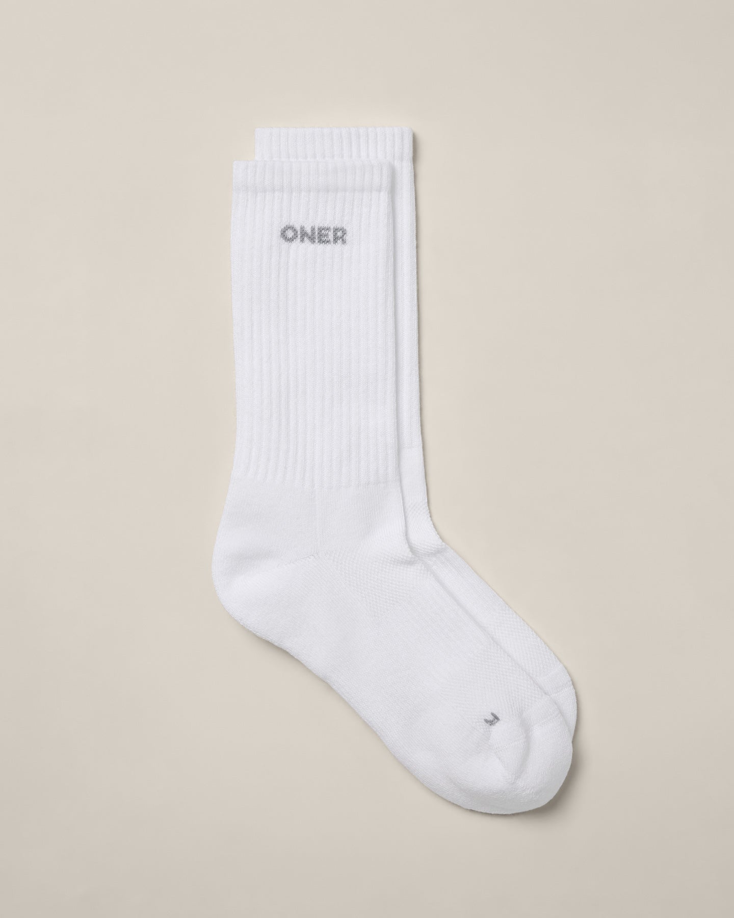 Oner Long Crew Socks 1 Pack | White - Image 5