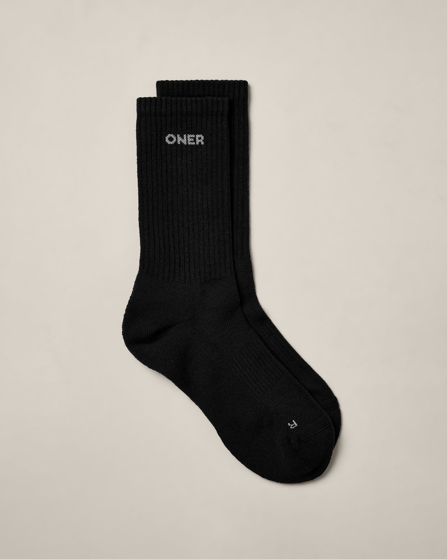 Oner Long Crew Socks 1 Pack | Black - Image 5