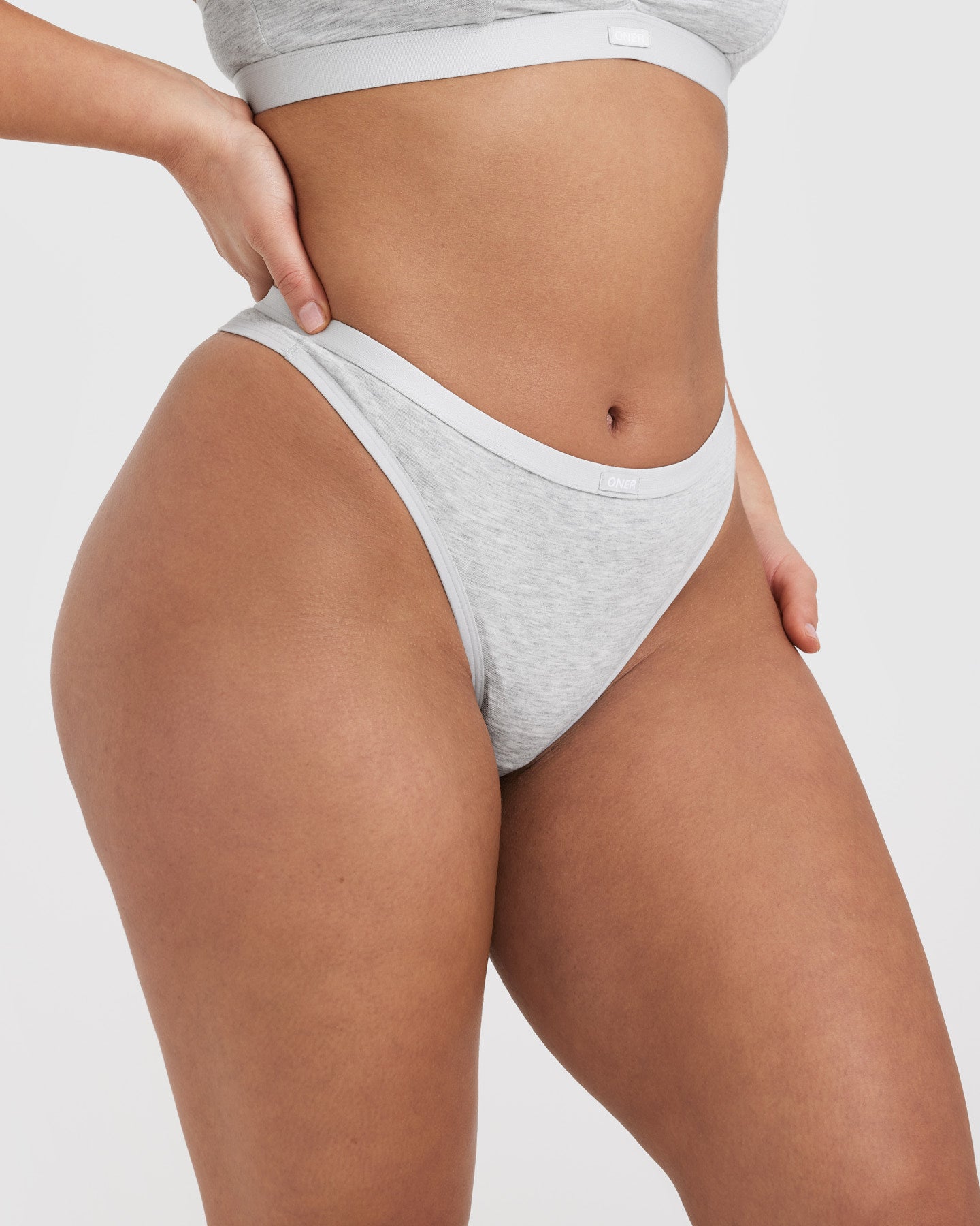 Soft Classic Thong | Grey Marl - Image 4
