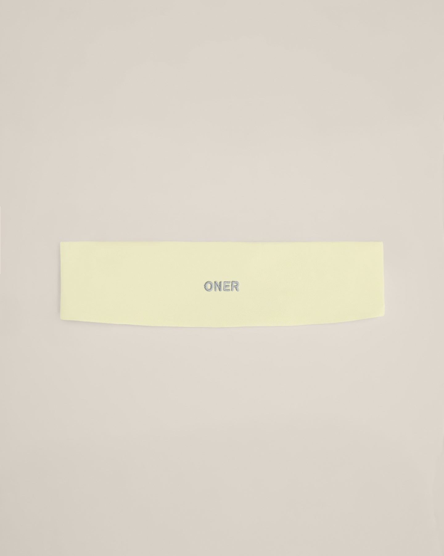 SoftMotion Headband with Grey Logo | Pastel Yellow - Image 5