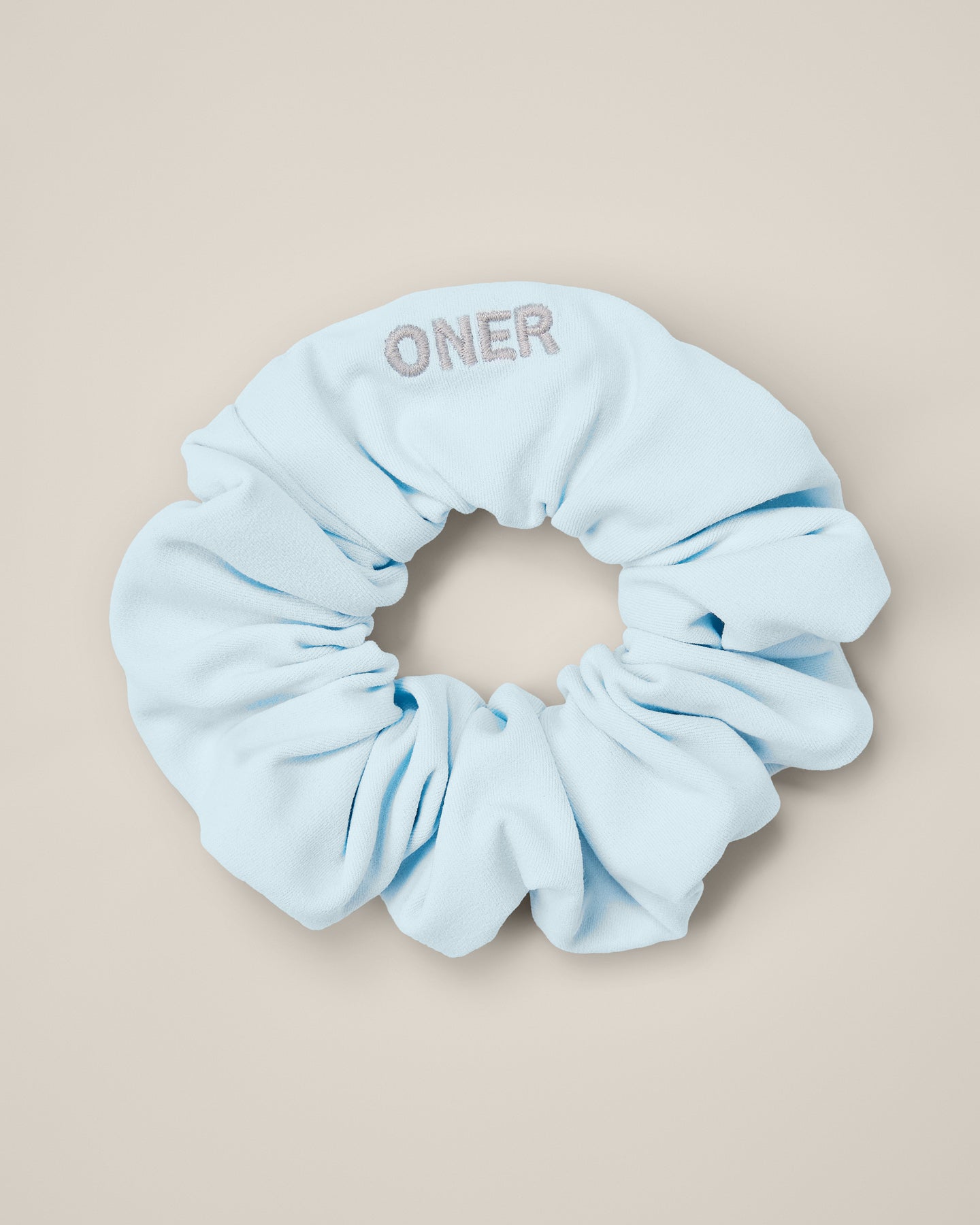 SoftMotion Scrunchie with Grey Logo | Cloud Blue - Image 4
