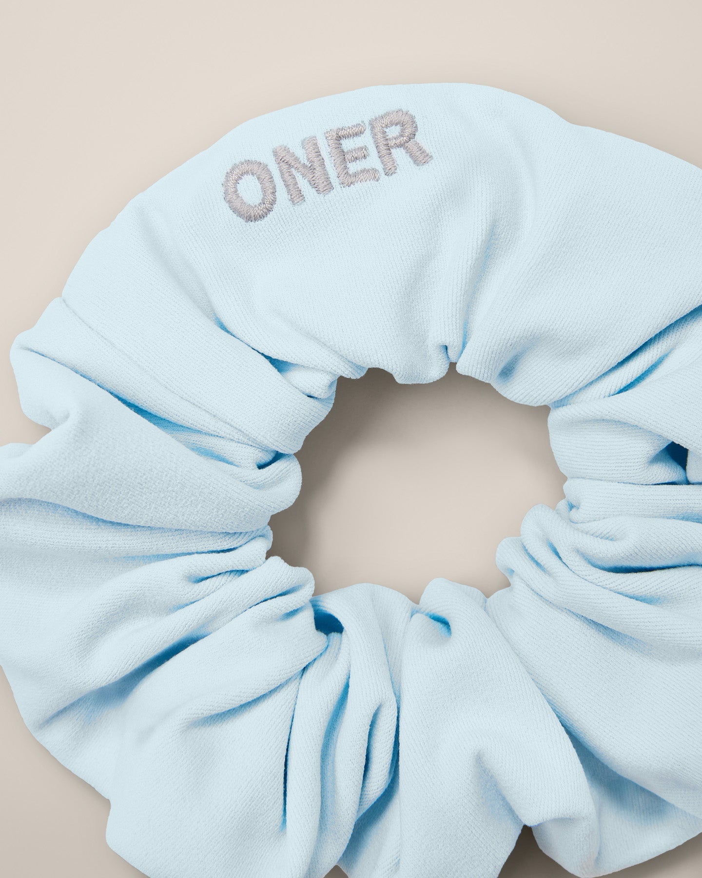 SoftMotion Scrunchie with Grey Logo | Cloud Blue - Image 5