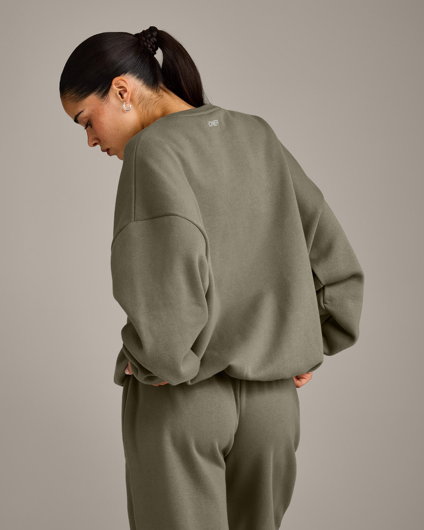 Foundations All Season Crew Neck Sweatshirt | Alpine Green - Image 4