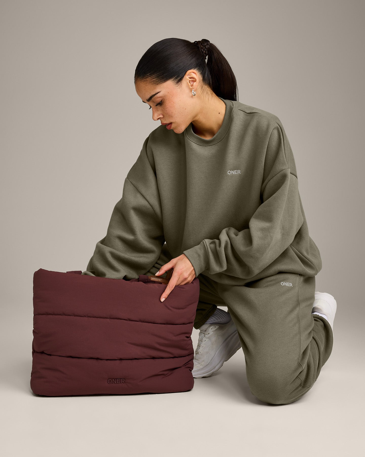 Foundations All Season Crew Neck Sweatshirt | Alpine Green - Image 3