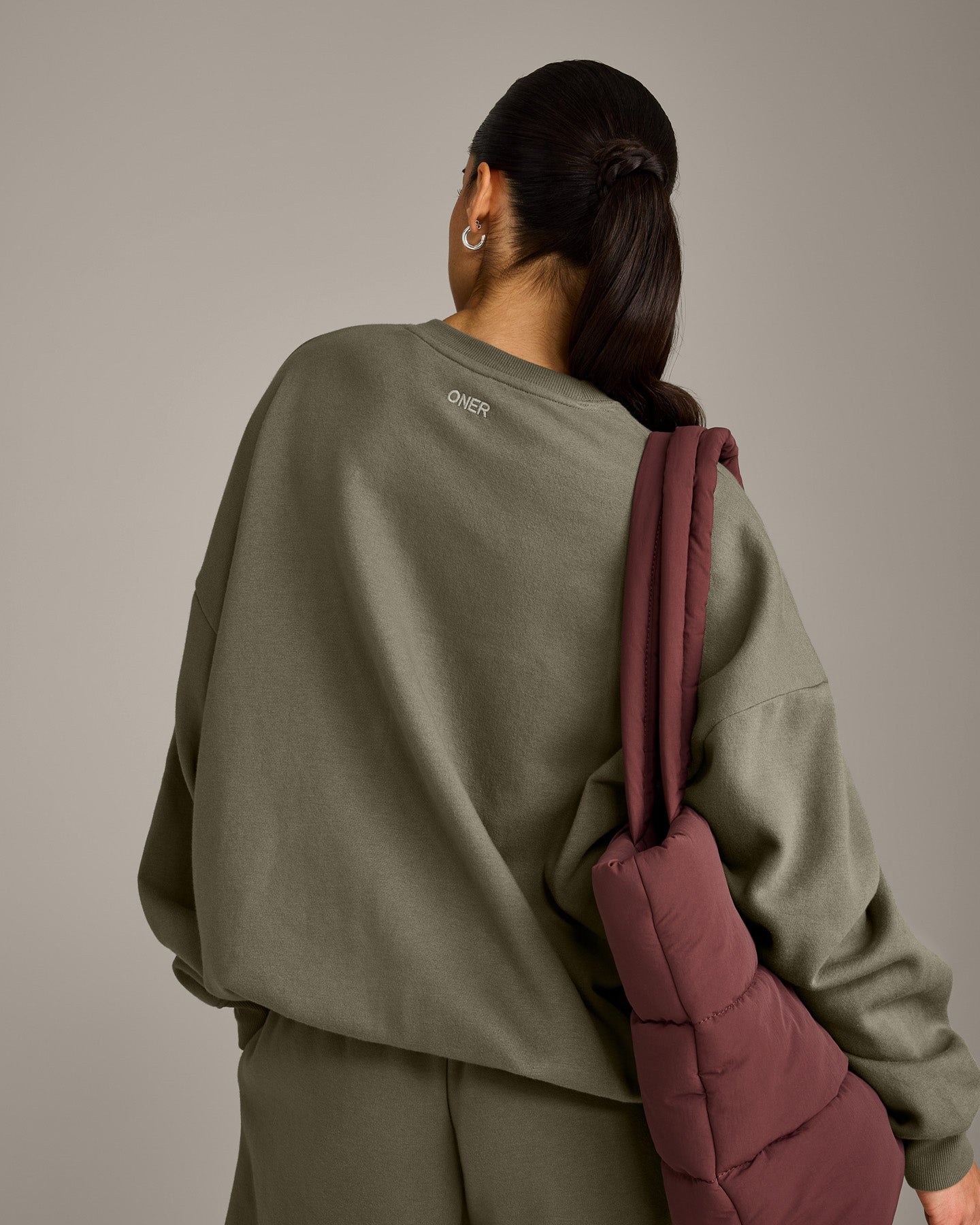 Foundations All Season Crew Neck Sweatshirt | Alpine Green - Image 6