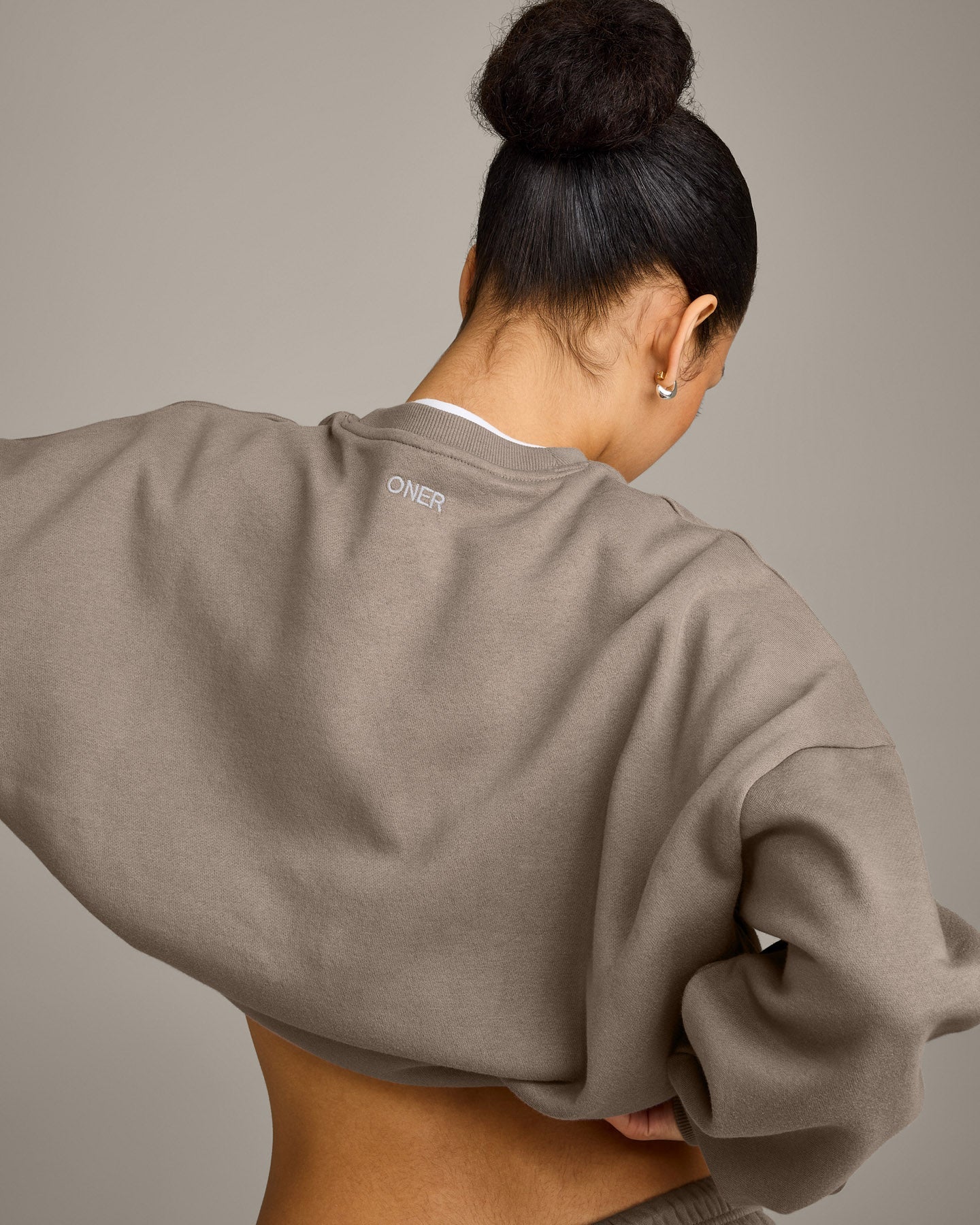 Alternative view of Foundations All Season Crew Neck Sweatshirt | Minky